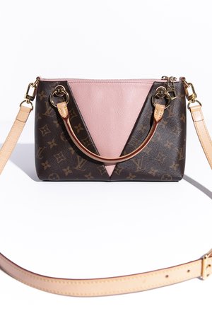 LOUIS VUITTON Brown & Pink Monogram V Bag — MOSS Designer Consignment