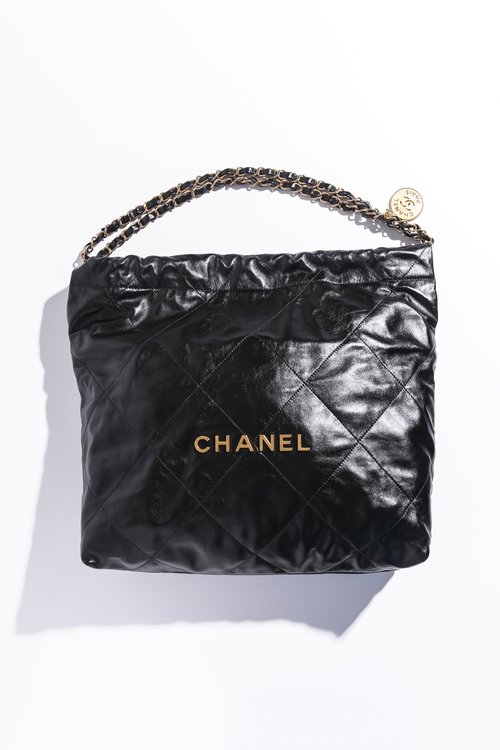 CHANEL Grey & Red Medium Boy Bag — MOSS Designer Consignment