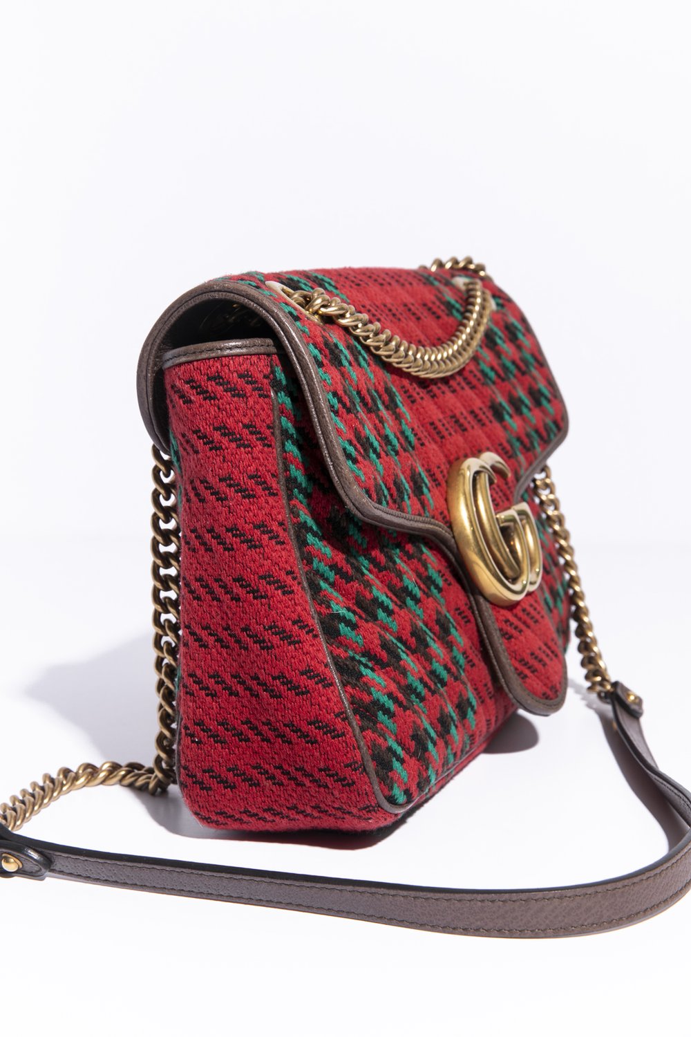 Red Gucci GG Marmont Double Zip Camera Bag – Designer Revival