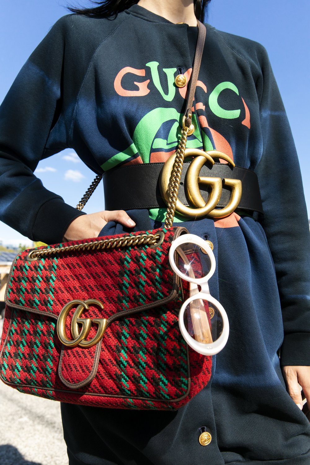 Gucci // Red GG Marmont Matelassé Shoulder Bag – VSP Consignment
