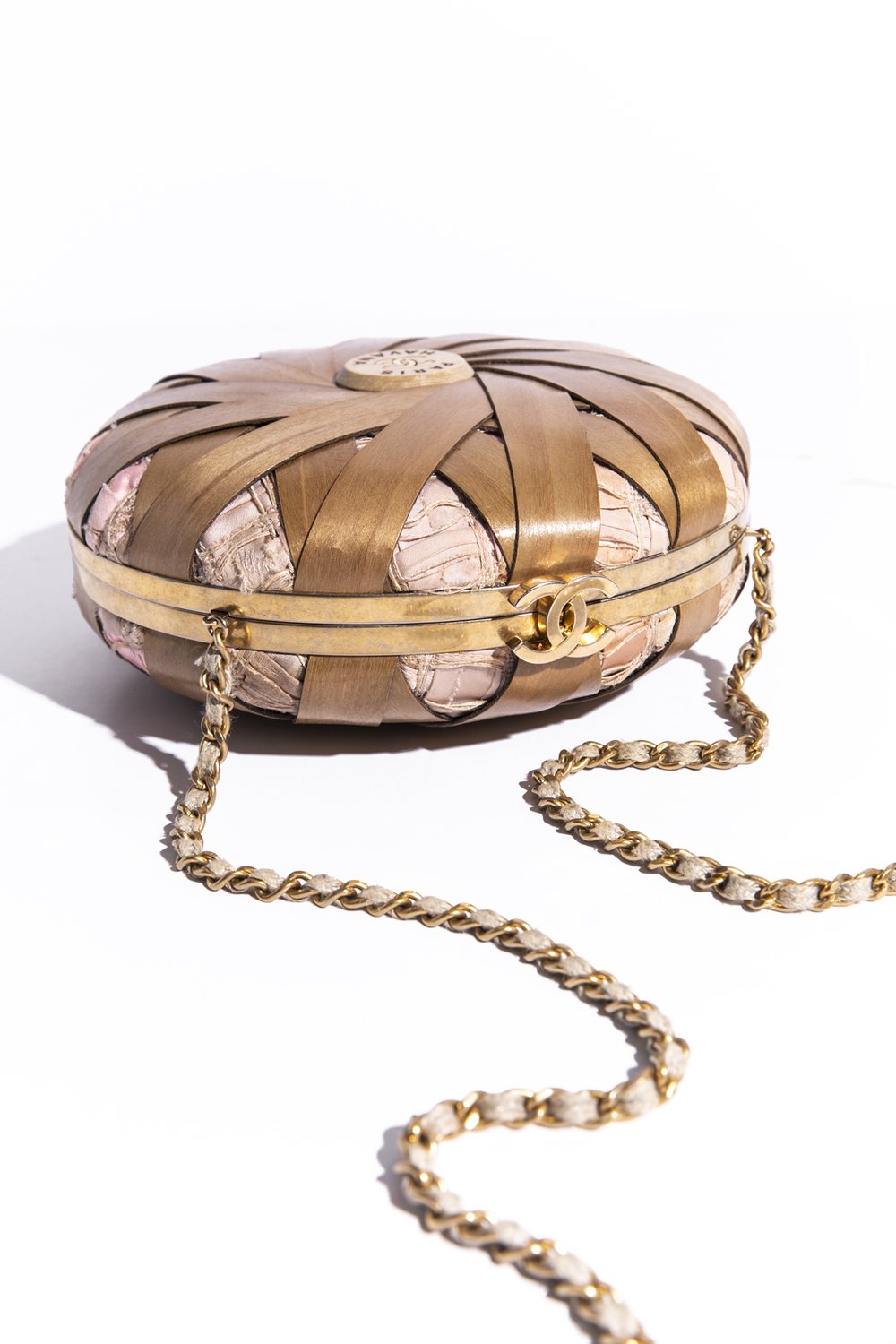 CHANEL Paris Havana Wooden Round Bag — MOSS Designer Consignment