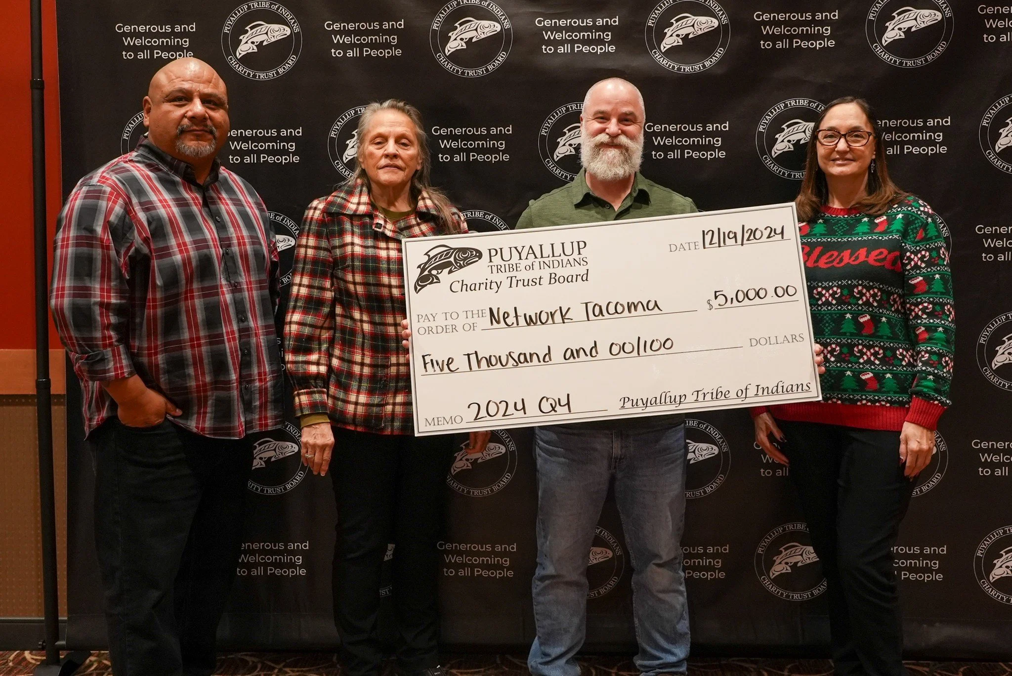 Thank You Puyallup Tribe of Indians! 