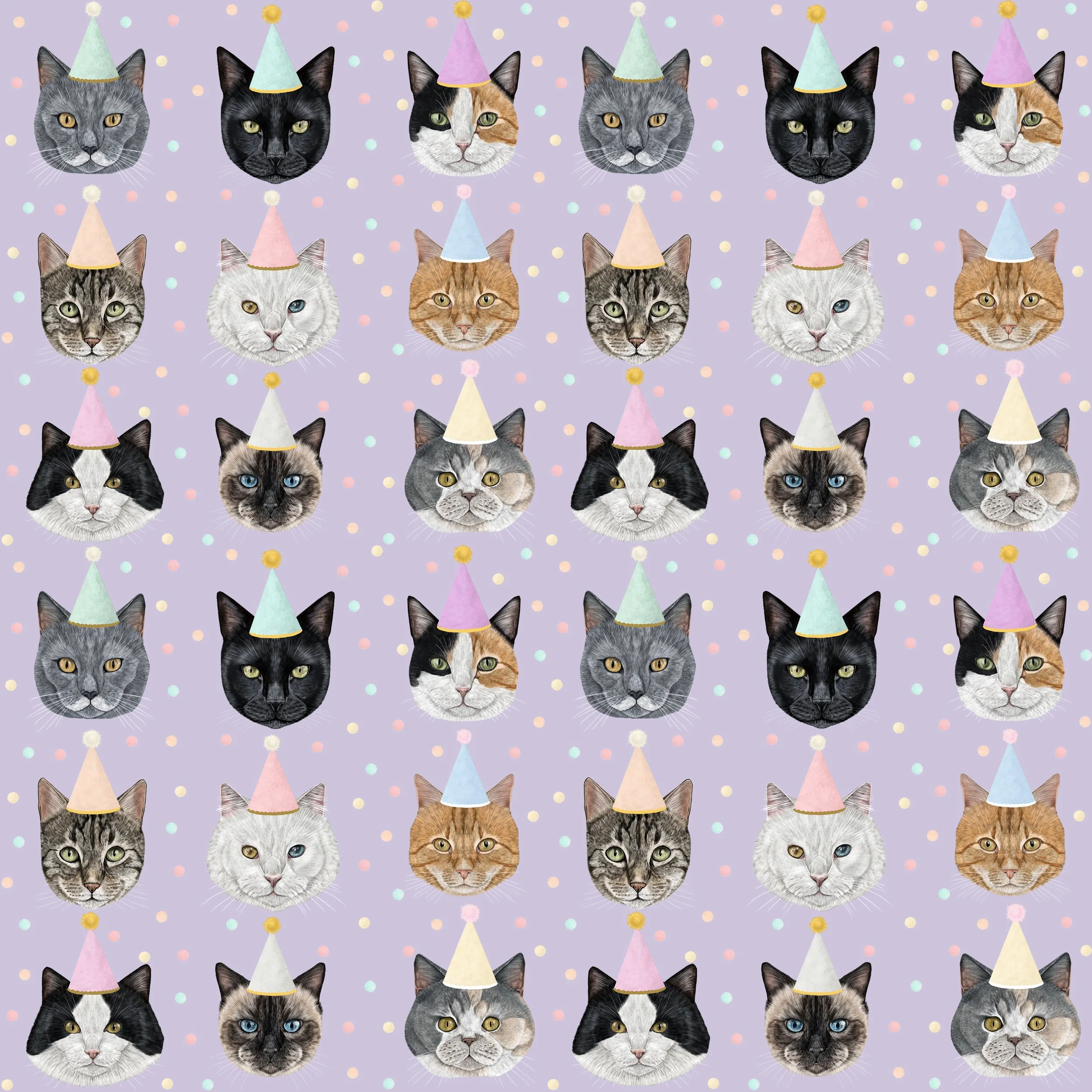 cats party hats pattern.jpg