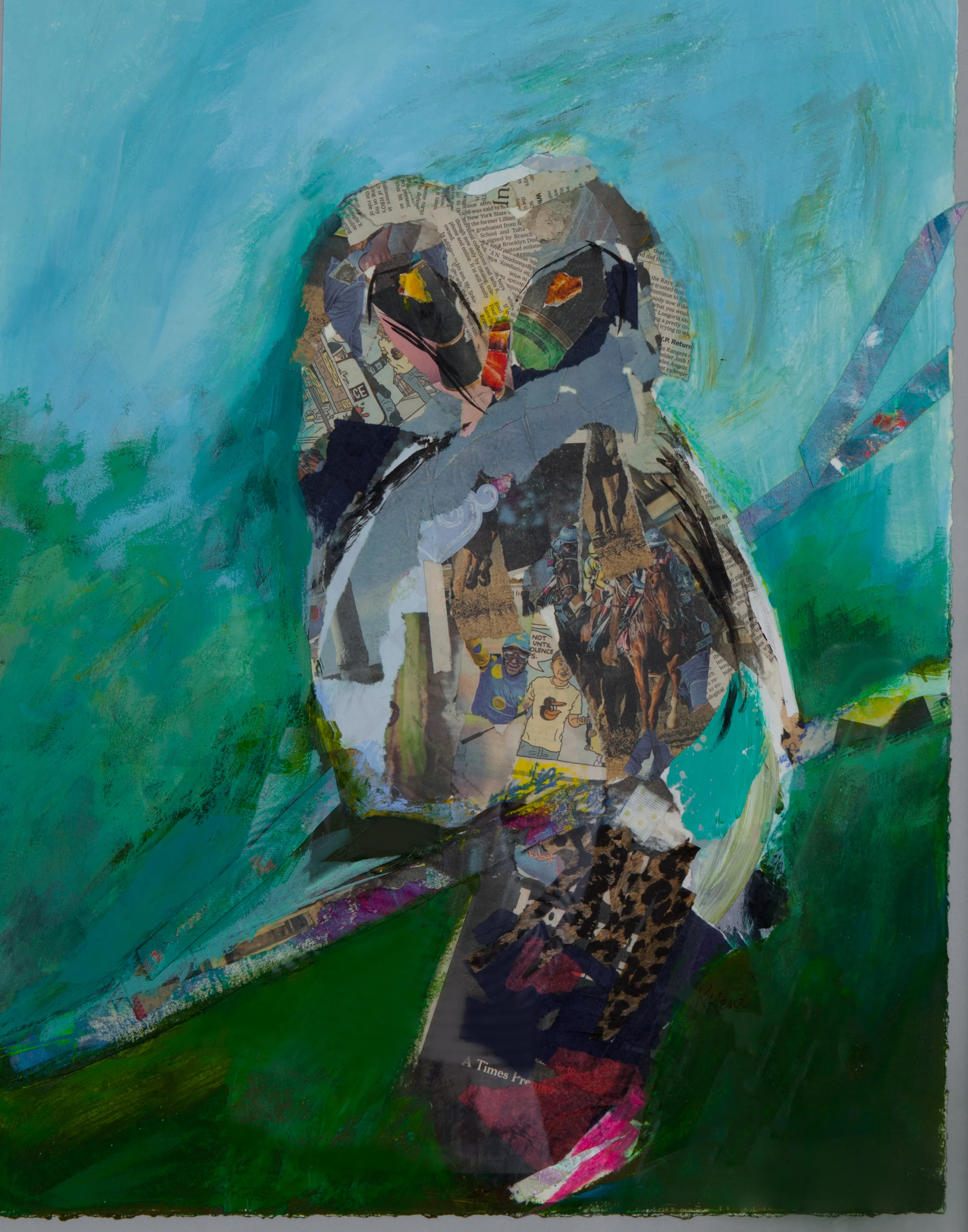 Who 24" x 36" Mixed media