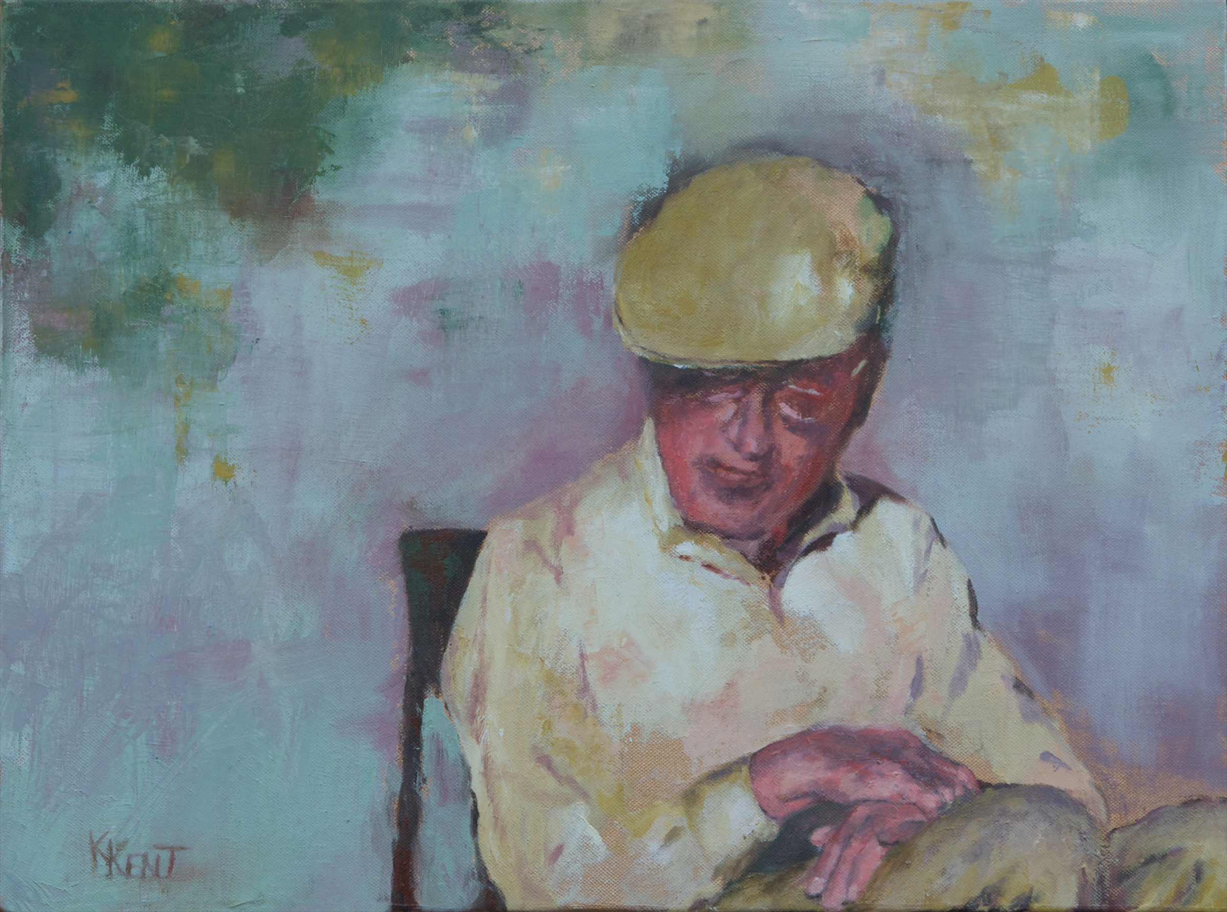 Uncle Lou 24" x 18" Oil