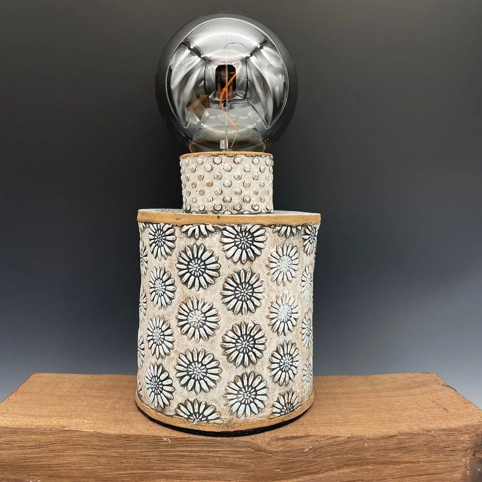 Clay Art Center - Kay Petronio Daisy Lamp