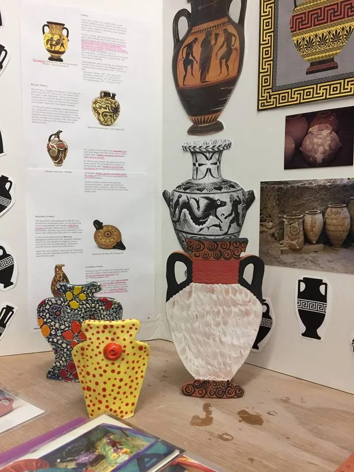 Art History Now | Greek Pottery Workshops with Blind Brook High School