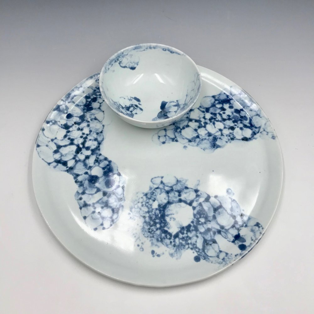 Claire Cohen Serving Platter &amp; Bowl