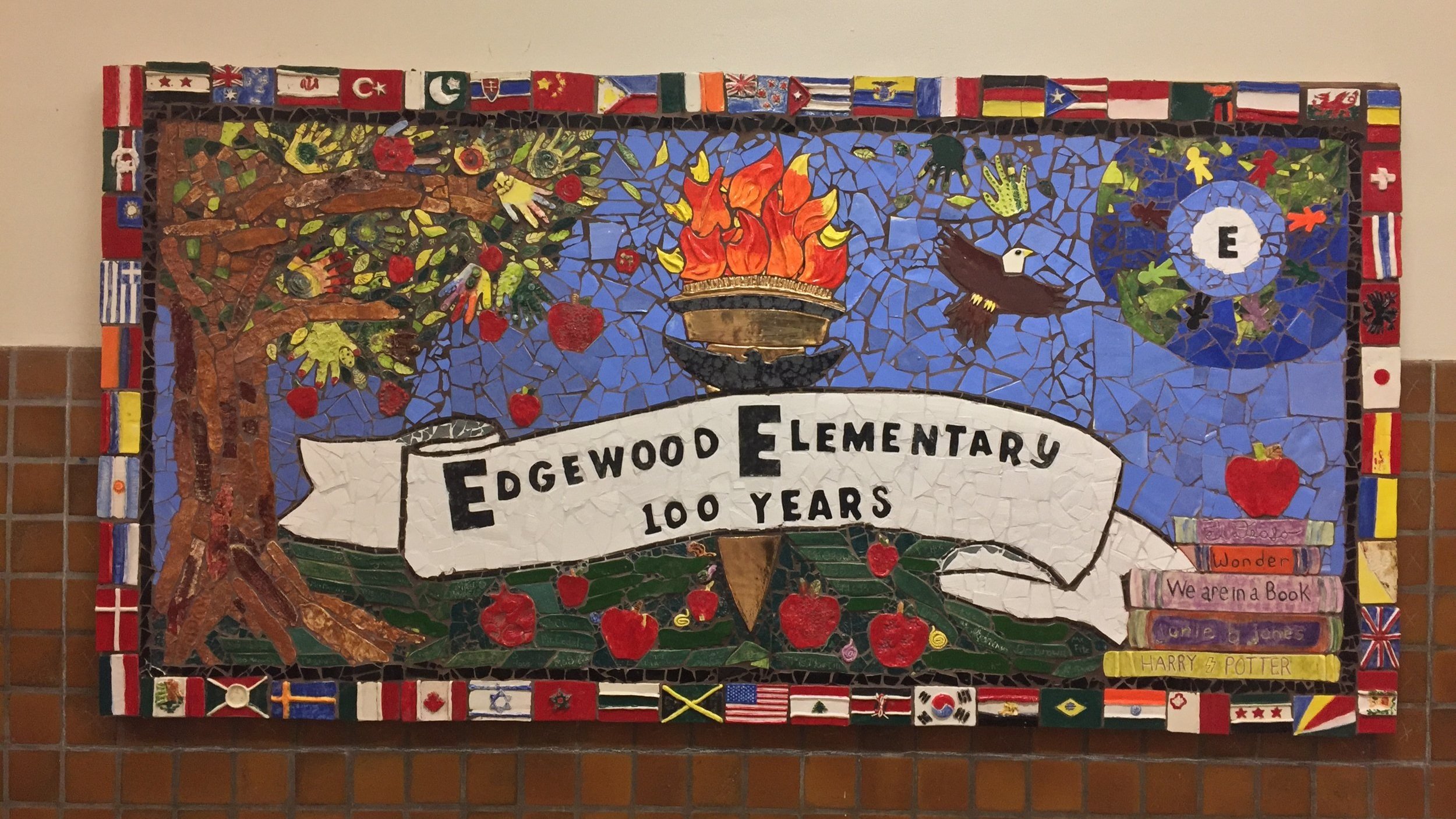 "100th Anniversary Mosaic" Edgewood Elementary School
