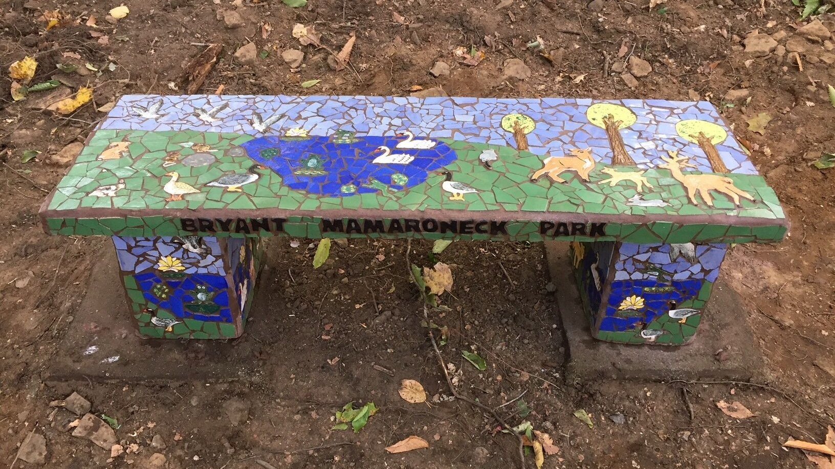 Bryant-Mamaroneck Park Mosaic Bench