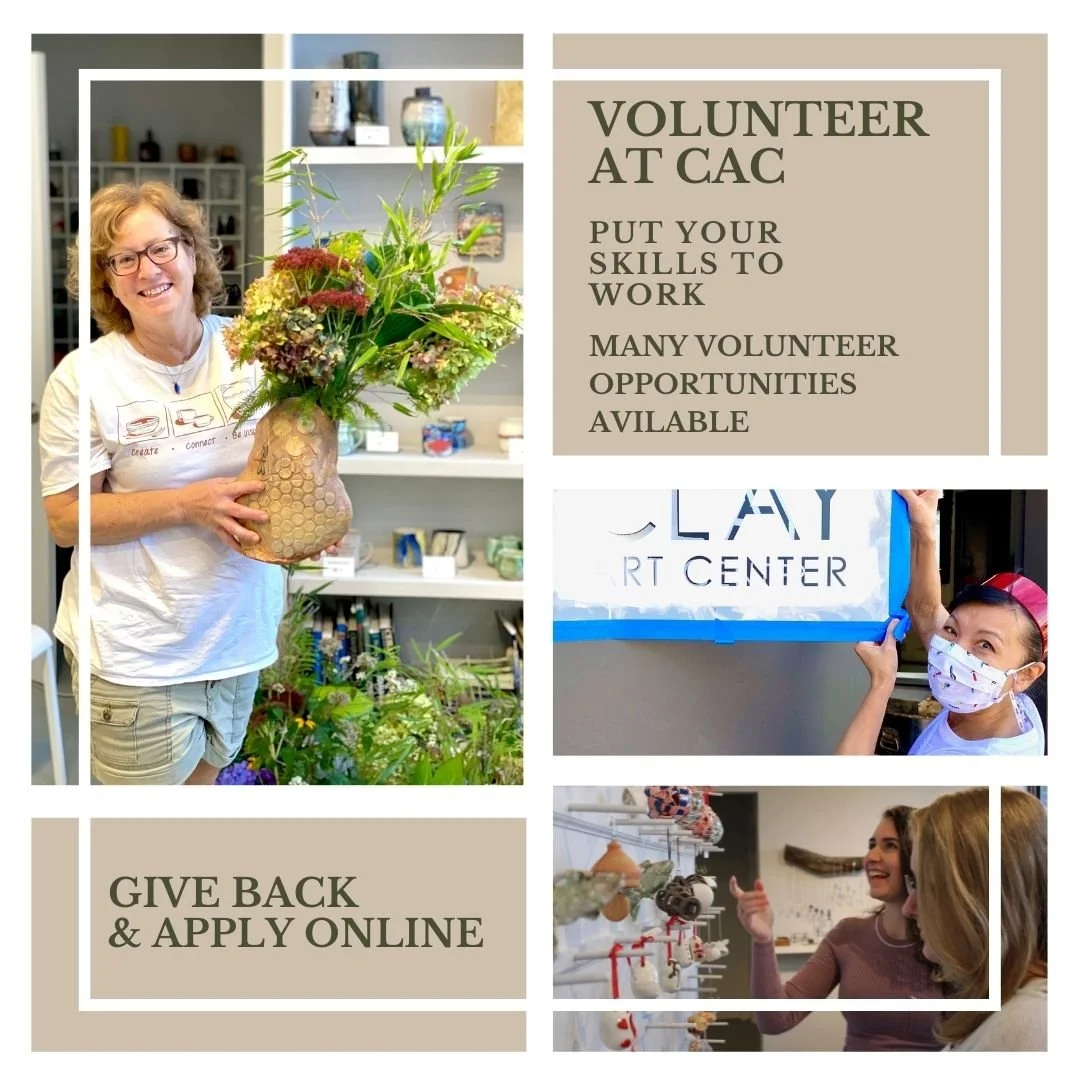 My Experience Volunteering at Clay Art Center by Carol Chevlowe 