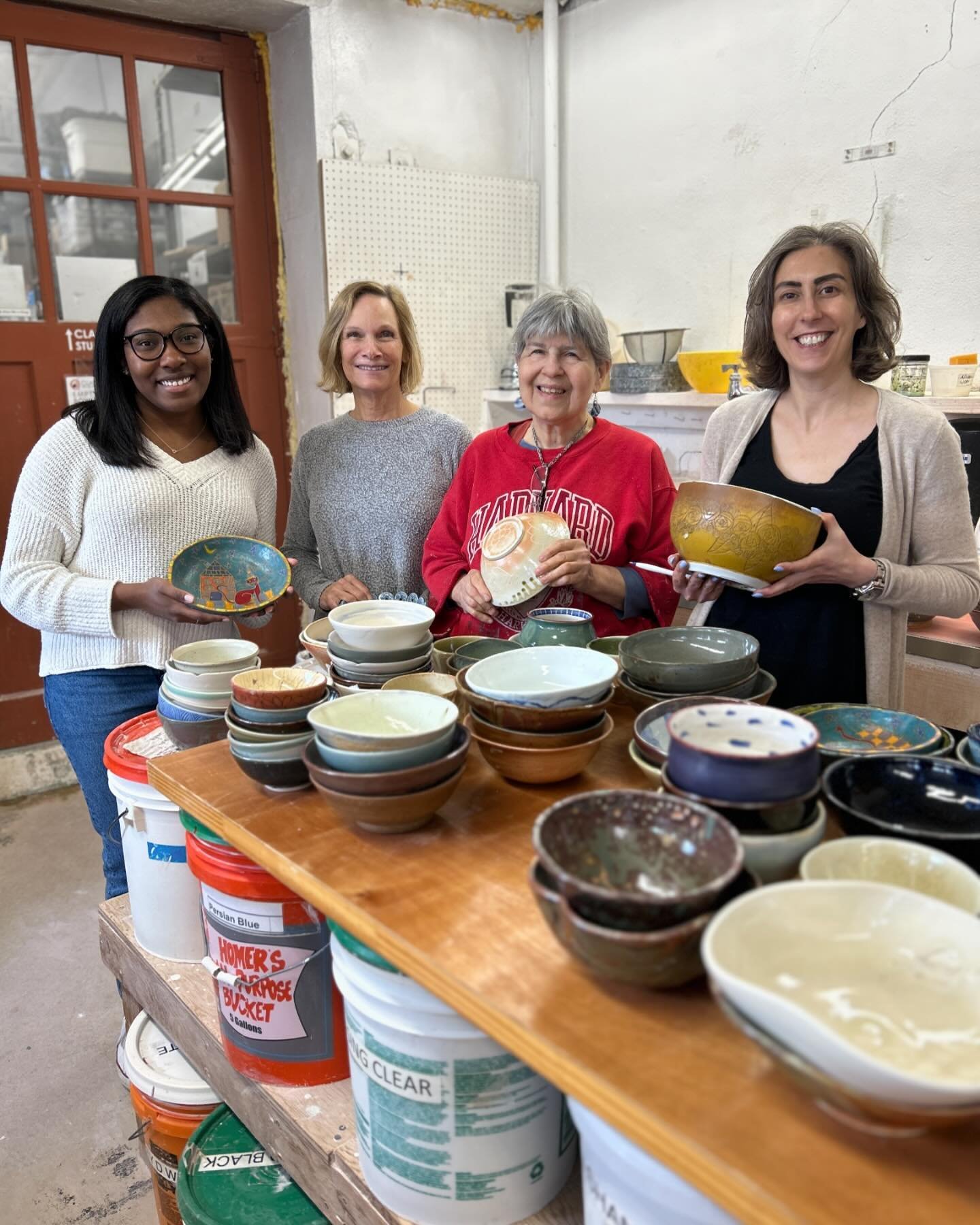 Clay Art Center&rsquo;s Empty Bowls Fundraiser preparation is well underway! Our volunteers have been sorting through the hundreds of beautiful hand-crafted bowls made by over 50 artists and staff members. Thank you to everyone who is helping to brin