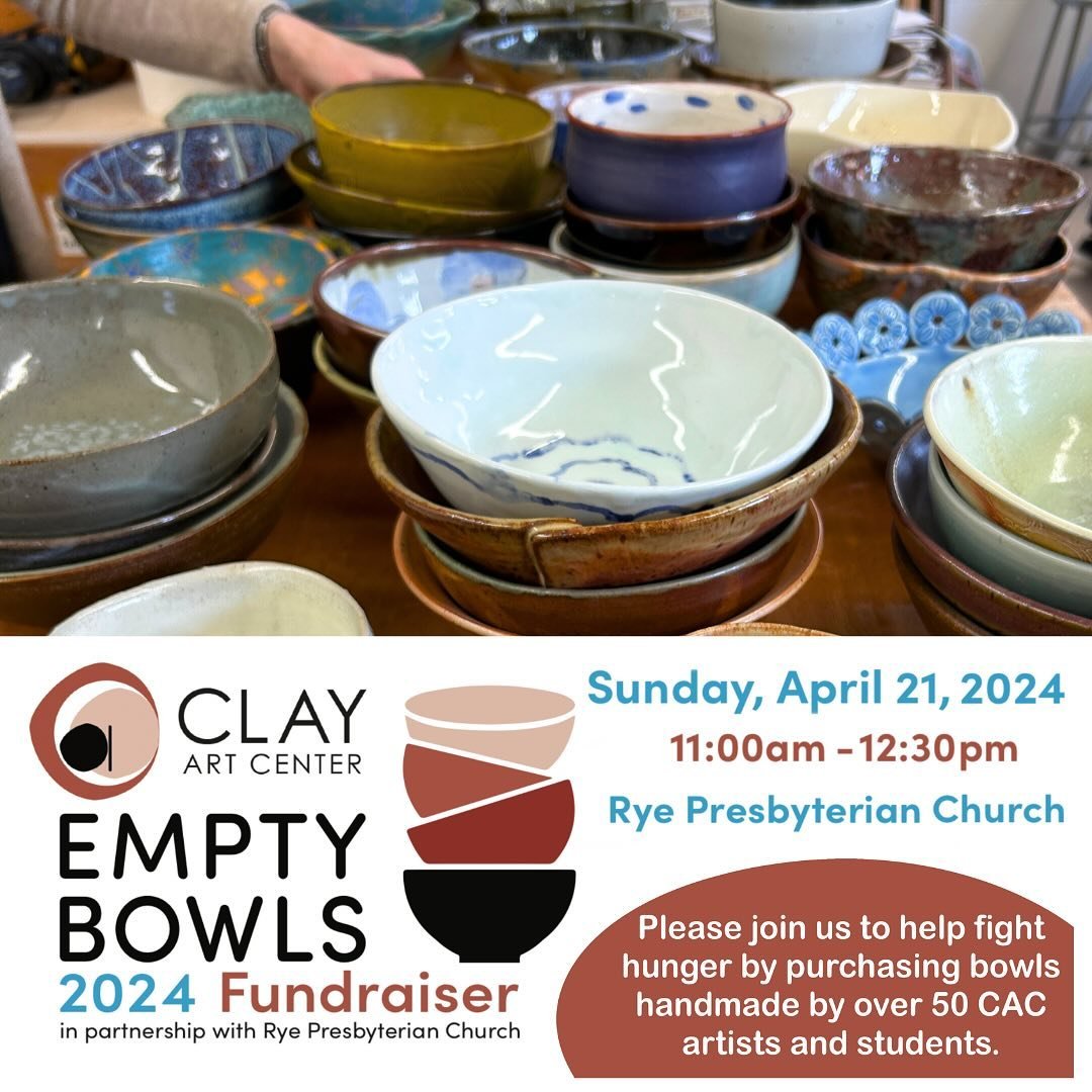 Are you ready to fight food insecurity in our community? Please join us this Sunday, April 21st for our Empty Bowls biannual fundraiser from 11:00am to 12.30pm in Rye Presbyterian Church. 

Attendees can shop beautifully hand-crafted bowls made by ov