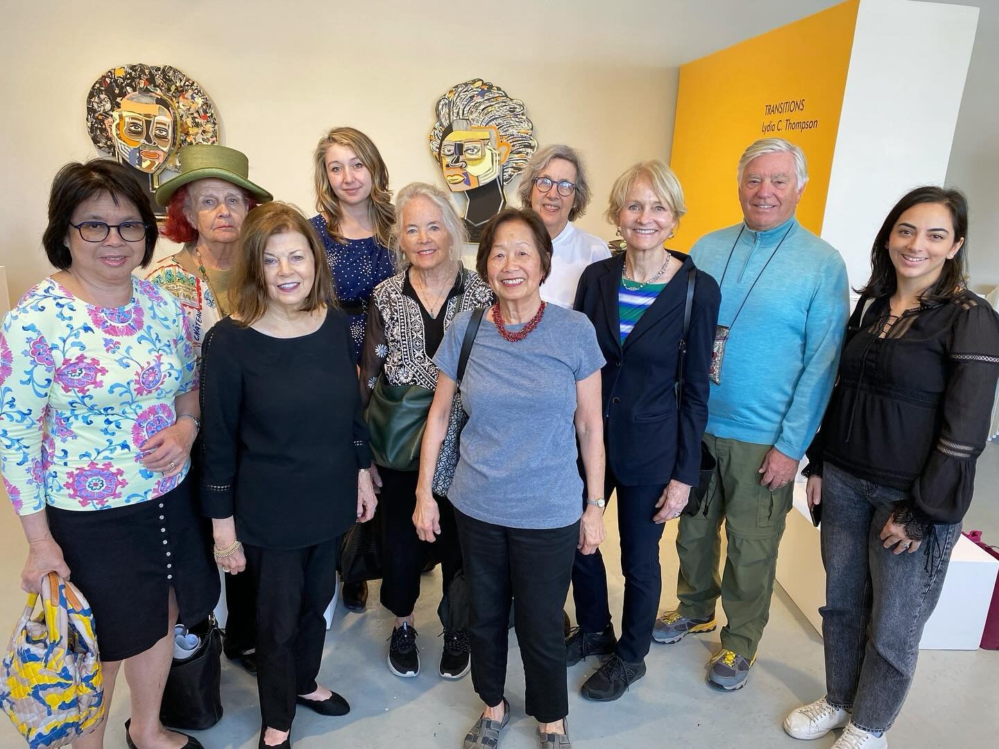Thank you to all the @nu_millscollege alumni who came to Clay Art Center today for a Guided Exhibitions and Studio Tour. It was great to connect with you all, and share the work of Katherine Choy who graduated from Mills College with a Masters Degree