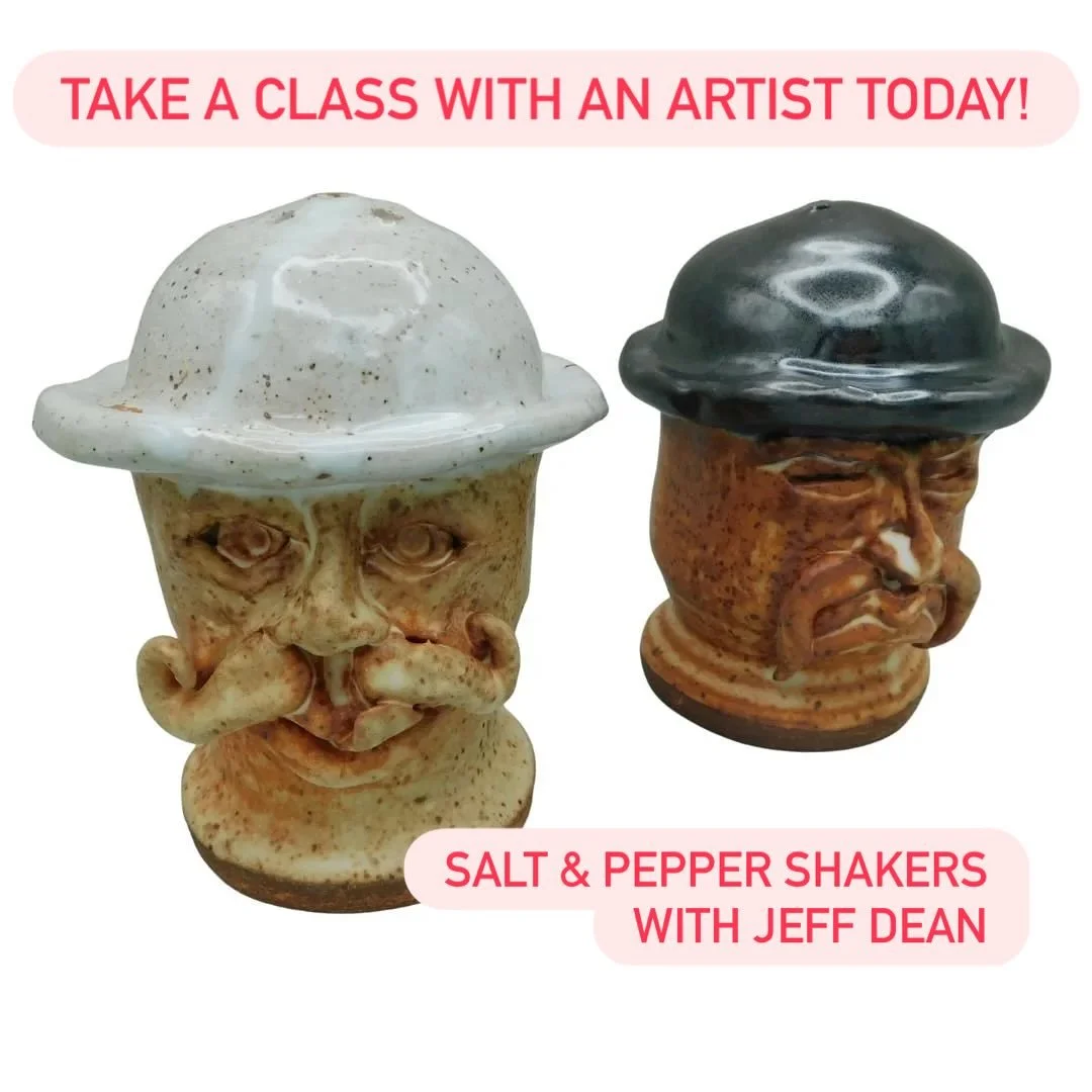 Looking for a great fall activity for your family this weekend? Happening TODAY - join artist Jeff Dean for Saturday Clay, 2:00-4:00 PM and learn how to make clay salt &amp; pepper shakers with character! Children ages 6+ will love this fun, hands-on