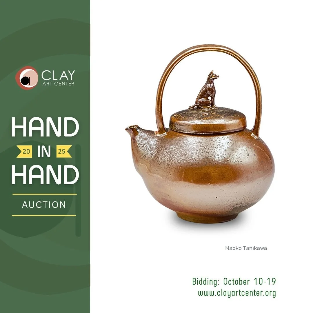 Hand in Hand Auction Bidding Has Begun!

Clay Art Center&rsquo;s eagerly anticipated Hand in Hand Auction is now open for bidding! Every year, we are truly amazed by the generosity of the artists who donate to our auction&mdash;and this year&rsquo;s 