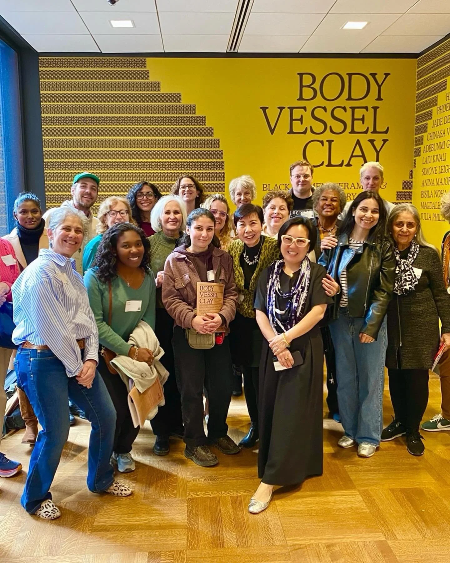 Thank you to the Ford Foundation for today&rsquo;s Guided Tour of the exhibition &ldquo;Body Vessel Clay: Black Women, Ceramics &amp; Contemporary Art&rdquo;, curated by Dr. Jareh Das. Clay Art Center community visited the exhibition today, and were 