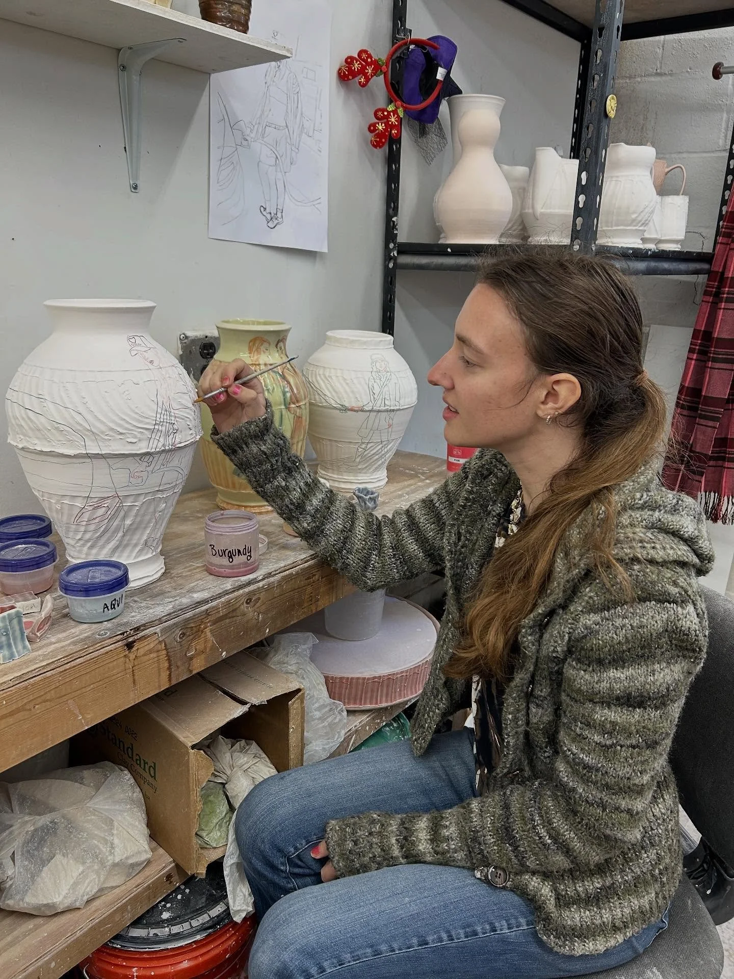 Illustrated Surfaces, special topic class with Carley Holzem.

Clay Art Center second-year Artist-in-Residence Carley Holzem will present an exciting special topic class focused on translating illustrations onto the clay surface. Bring an extra desig