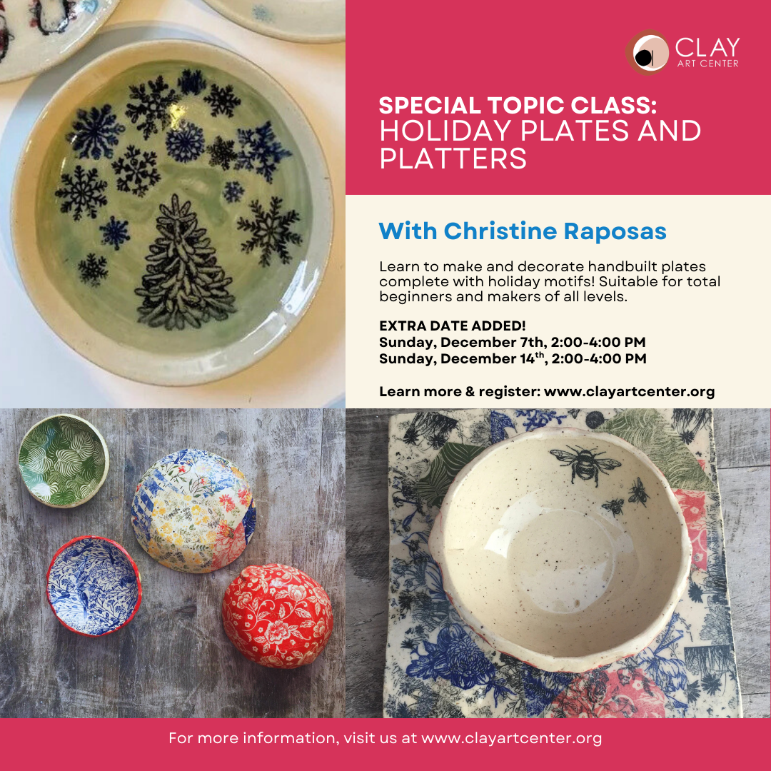 Holiday Plates and Platters - Ages 17+