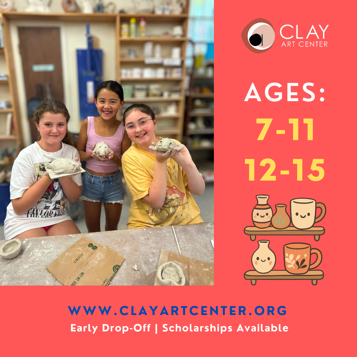 Clay Summer Day Camps at Clay Art Center
