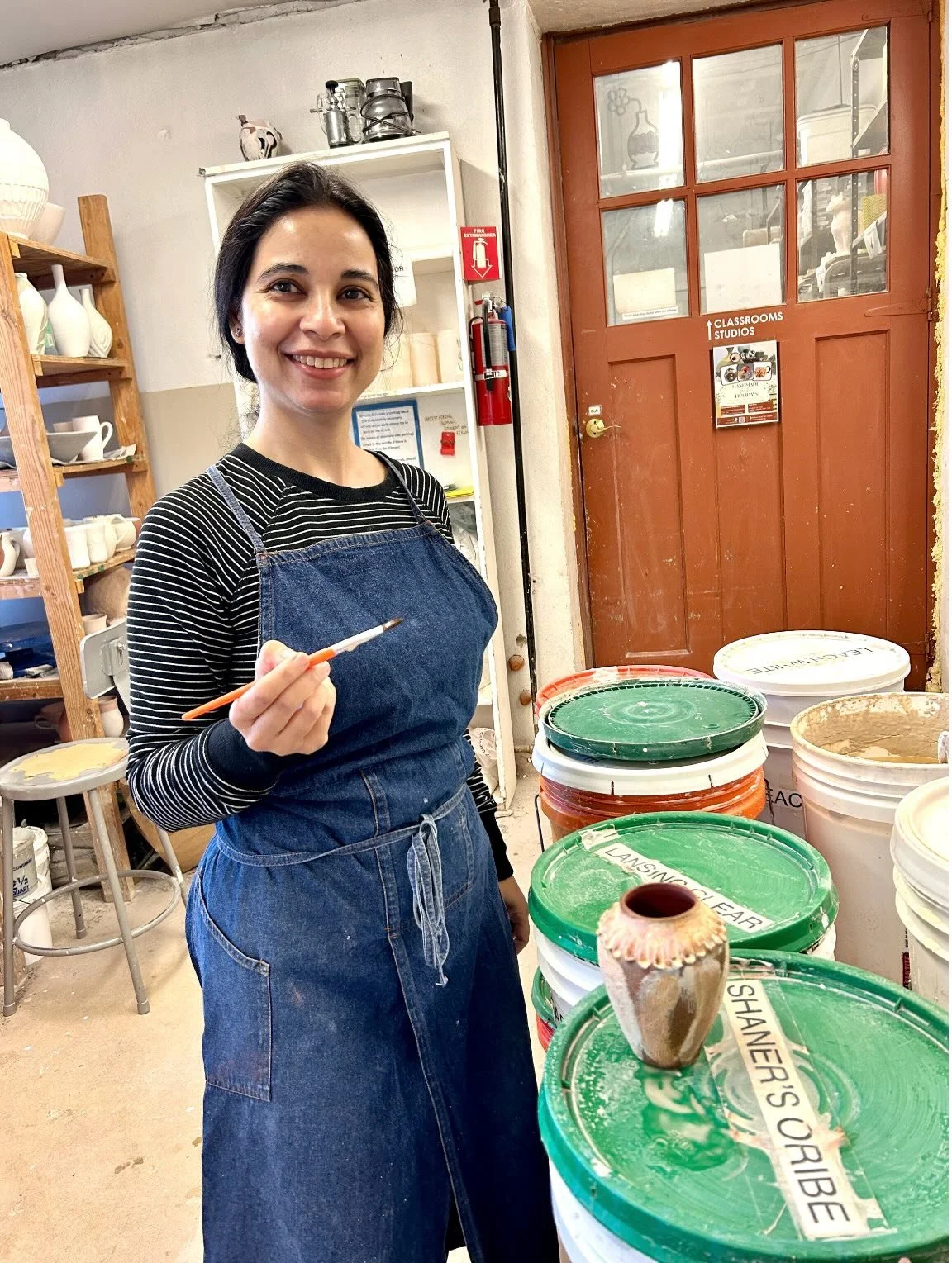 Handmade for the Holidays: Beneath the Surface

The busy holiday season is in full swing, and at Clay Art Center that means the kilns are full to the brim at all times! Many of those pieces will go on to become treasured holiday gifts. In this week&r
