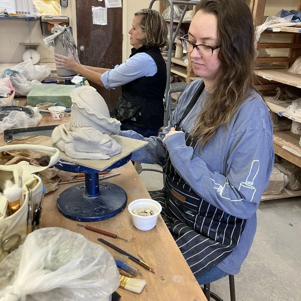 Plan your spring creativity at Clay Art Center! 

Limited Availability! Only a few seats remain, so register now to secure your spot in:

- Sculpture For All Levels with Alvaro / Saturdays, 10am
- Cone 10 Guided Study with Keiko / Tuesdays, 10am

Reg