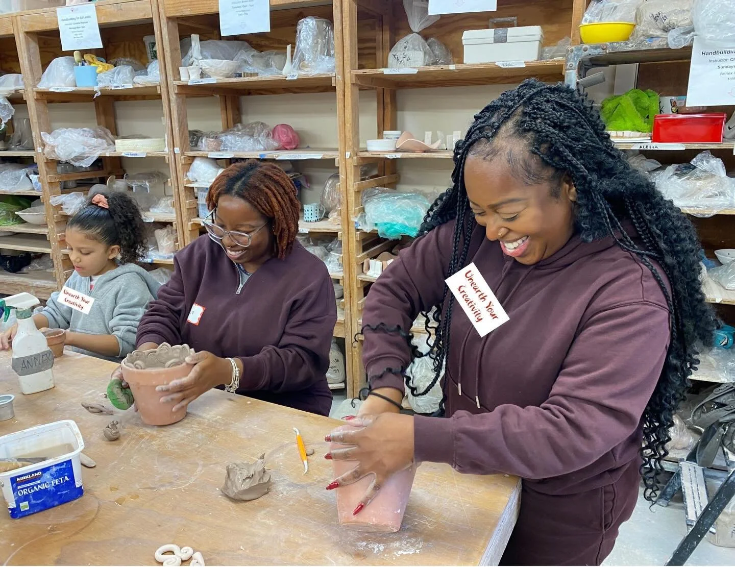 The most recent Clay for Veterans class at Clay Art Center was a huge success! Take a look at the beautifully-made planters veteran students and their families created, just in time for spring. We&rsquo;re organizing the next onsite clay class for ve