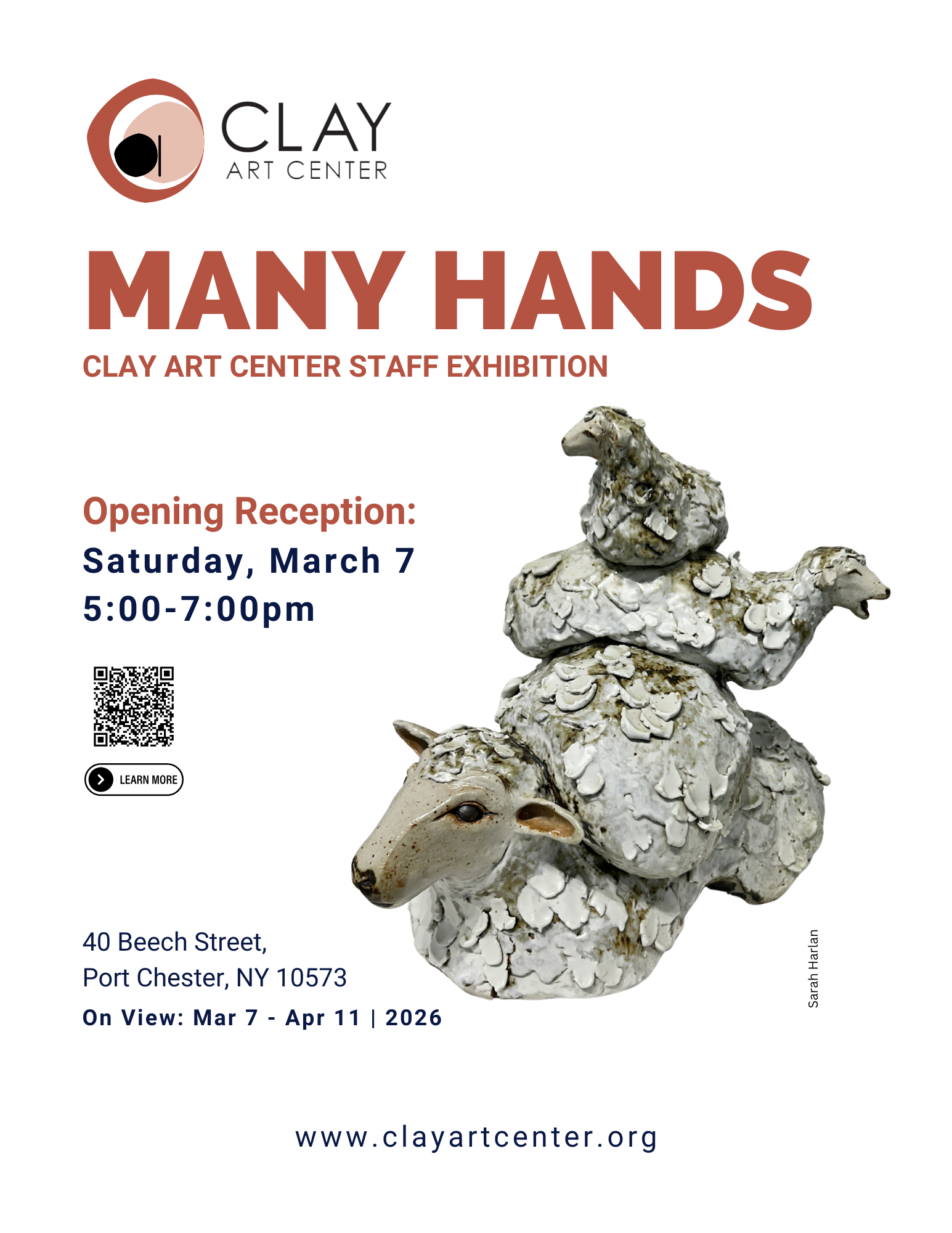 Many Hands: Clay Art Center Staff Exhibition