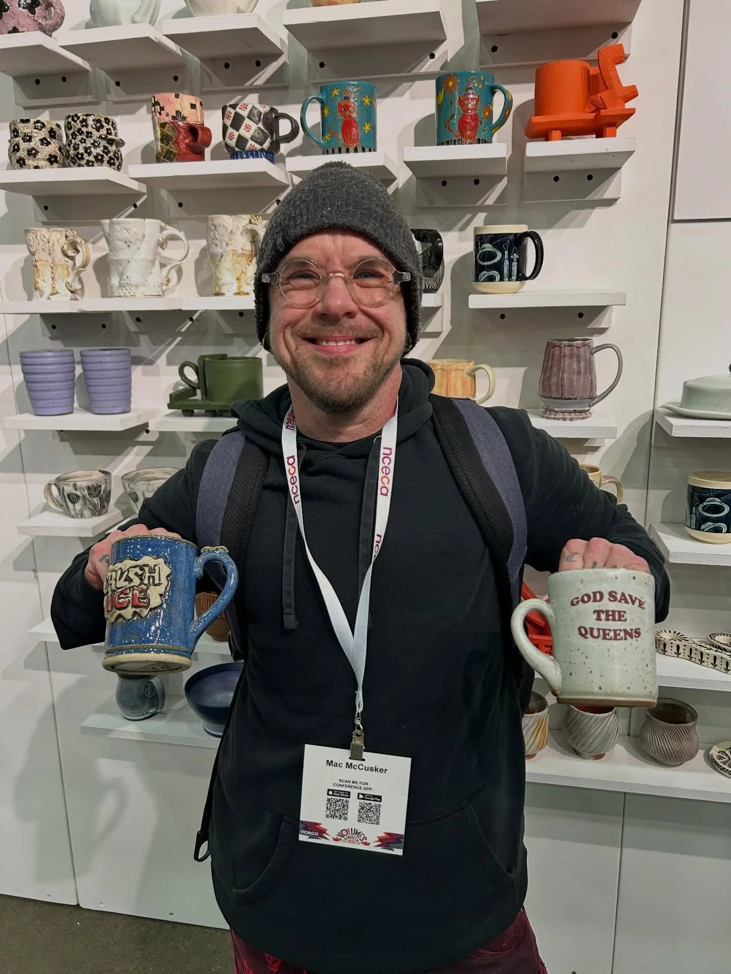 Pot drops at Clay Art Center NCECA Gallery Expo Booth!

Come find these @mac_art_ceramics mugs just added to our display. We are adding throughout the day so make sure you swing by to browse these and other Mac McCusker works 🔥

#NCECA #Mugs #Potter