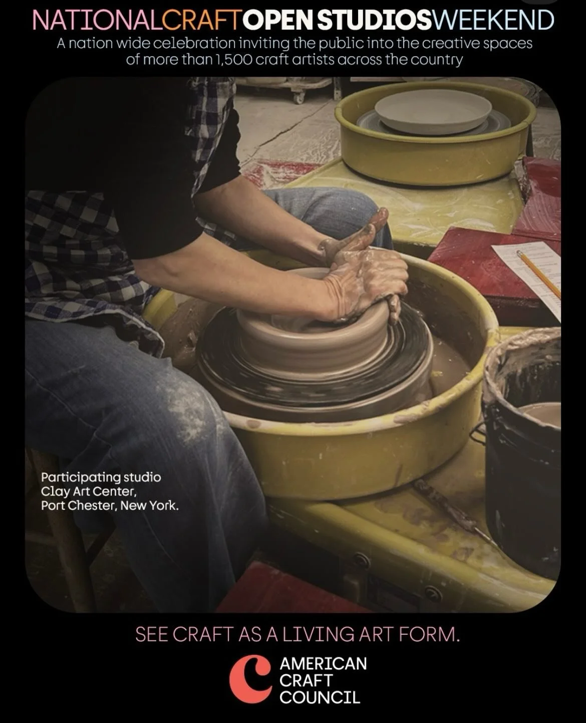 On July 18&ndash;19, 2026, the American Craft Council will launch National Craft Open Studios Weekend&mdash;a first-of-its-kind, nationwide celebration inviting the public into the creative spaces of more than 1,500 craft artists across the country. 