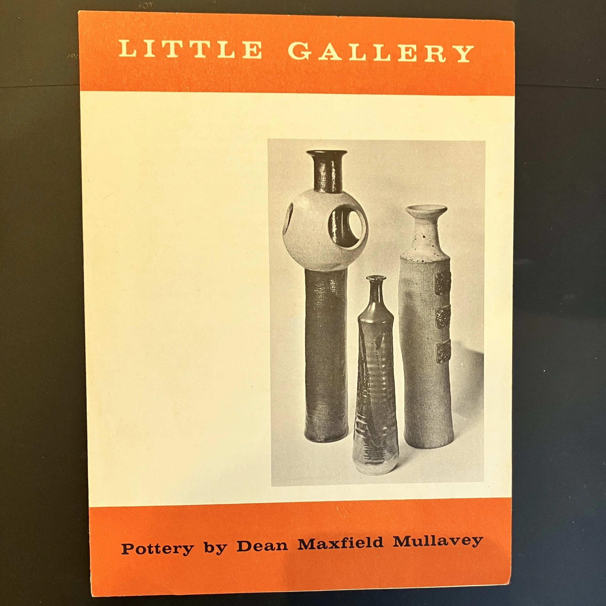 Exhibition Catalog of Pottery by Dean Mullavey