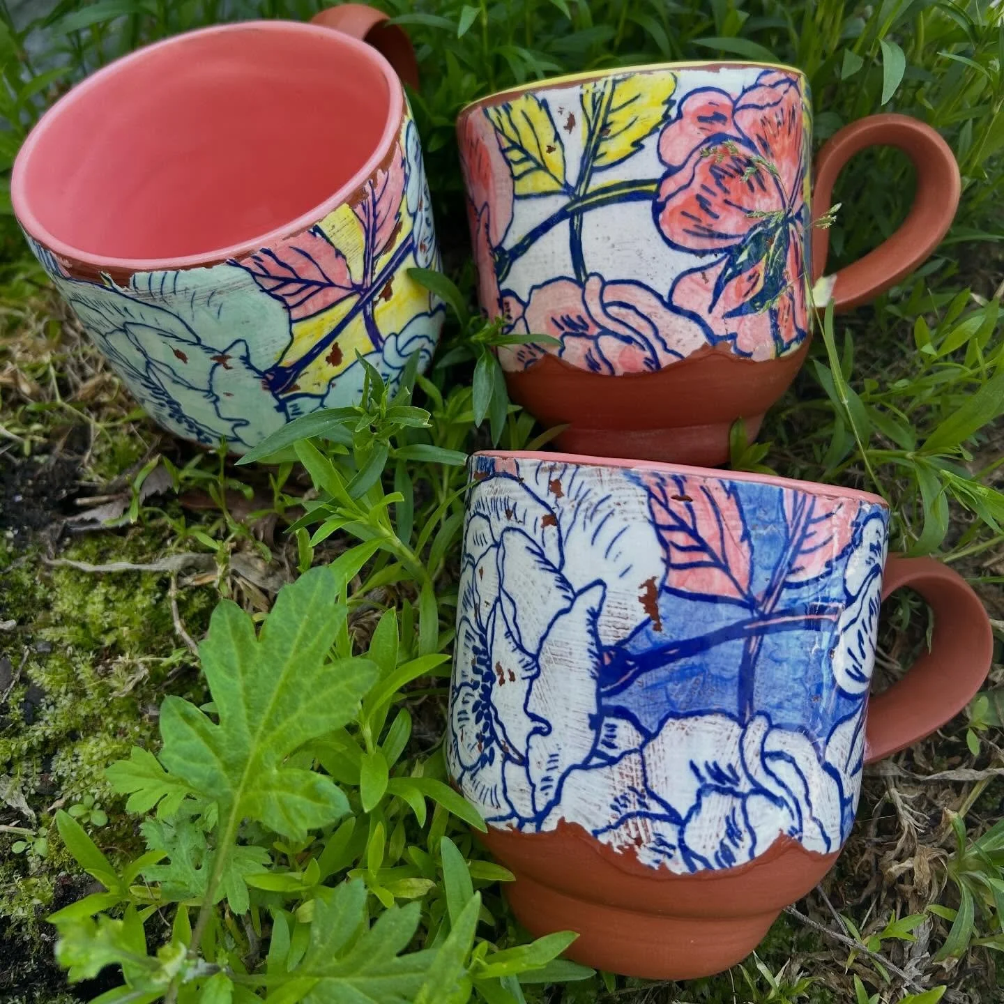 Spring has sprung at Clay Art Center with new arrivals in our Shop just in time for Mother&rsquo;s Day! Just added online find these floral mugs from Jacky Denaway, along with vases, bowls, plates and butter dome. 

Jacky states, &ldquo;I view functi
