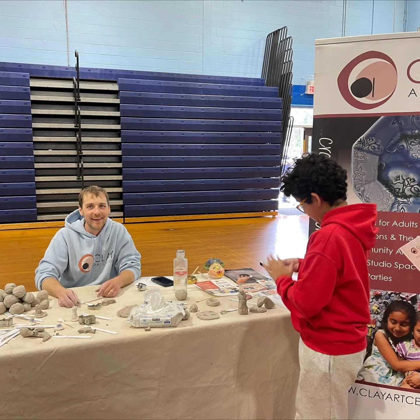Clay Art Center attended the Port Chester Middle School Transition Fair yesterday. We are proud to be a community resource and welcome families as they transition from elementary to middle school! We can&rsquo;t wait to see the fun and exciting proje