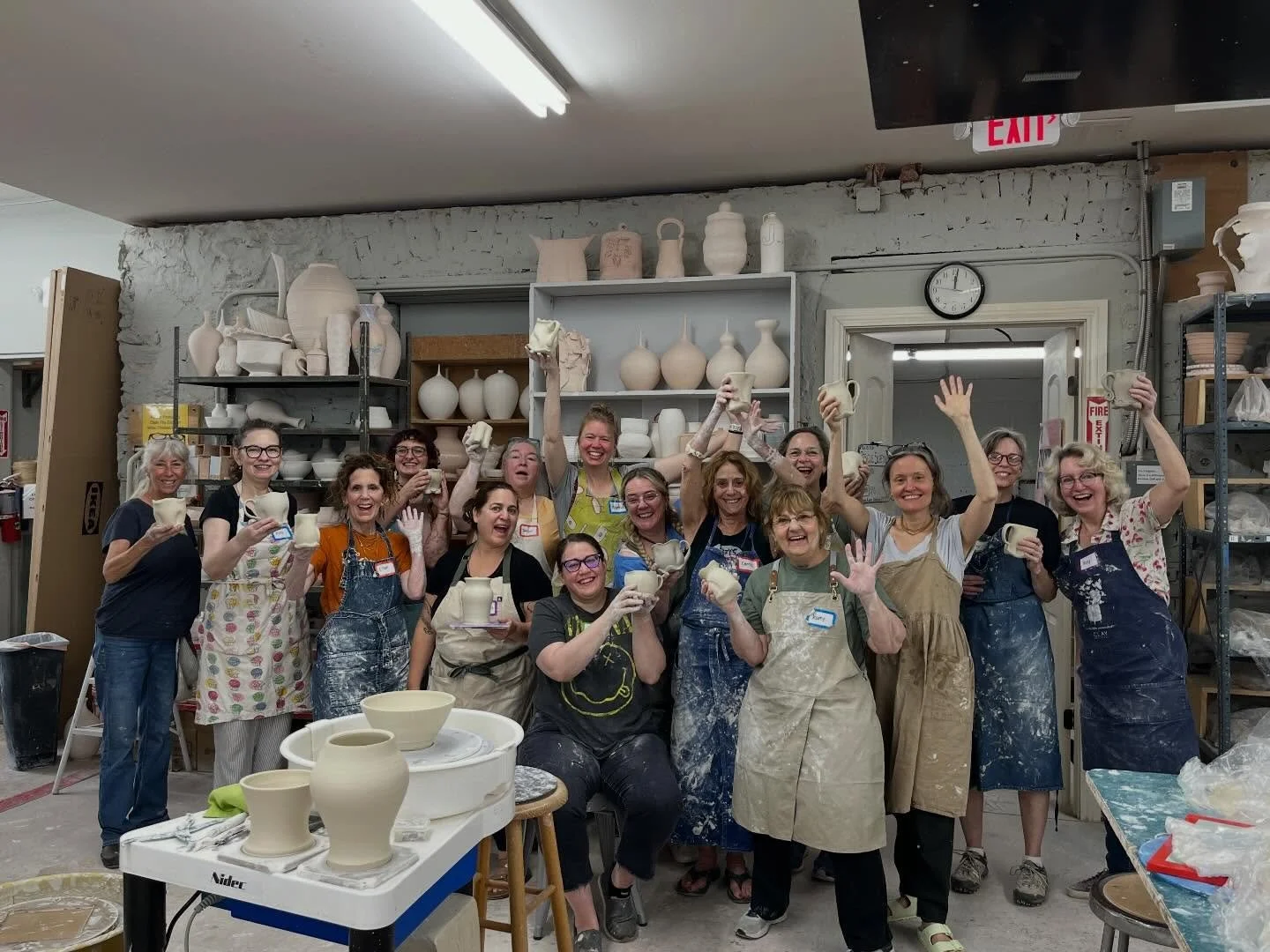 What a terrific two-day workshop with @marthahgrover  this past weekend at Clay Art Center! Thank you Martha for generously sharing your expertise with us, and thank you to everyone who came to take the class and enjoy an immersive learning experienc