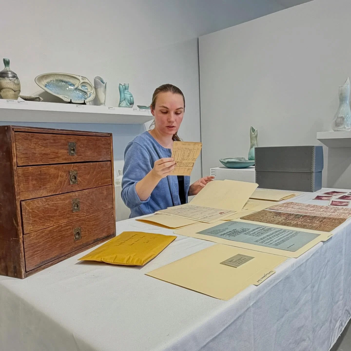 Thank you to everyone who attended this evening&rsquo;s presentation of materials from Clay Art Center&rsquo;s historical archives with archivist Kelsie Dalton. The organization we are today stands on the shoulders of those who came before us, and co
