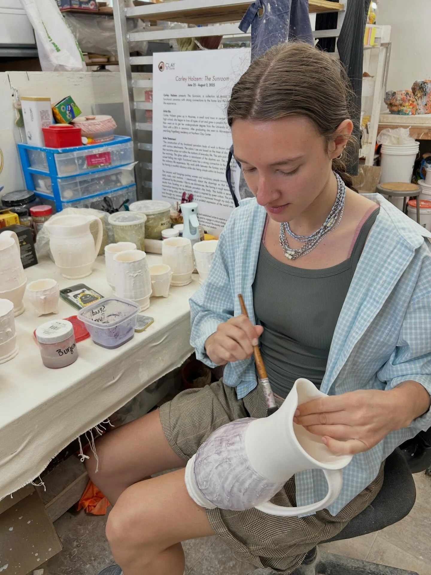Upcoming at Clay Art Center: Concurrent Artists-in-Residence Exhibitions

Please join us for an Opening Reception on Wednesday, June 24 from 6:00-8:00 PM at Clay Art Center Gallery. Free to the public to attend. Enjoy Artist Talks, light refreshments