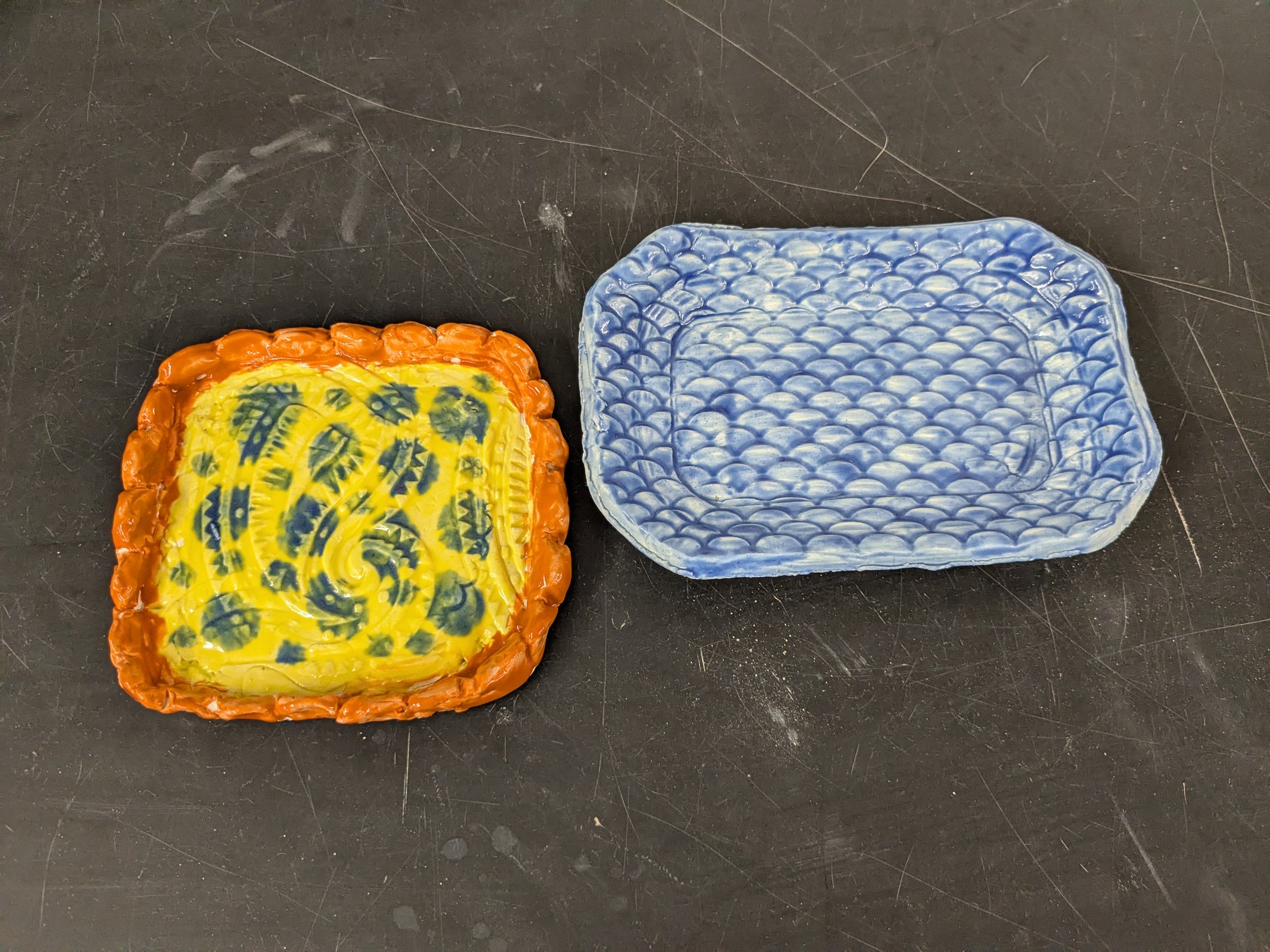 Slab dishes