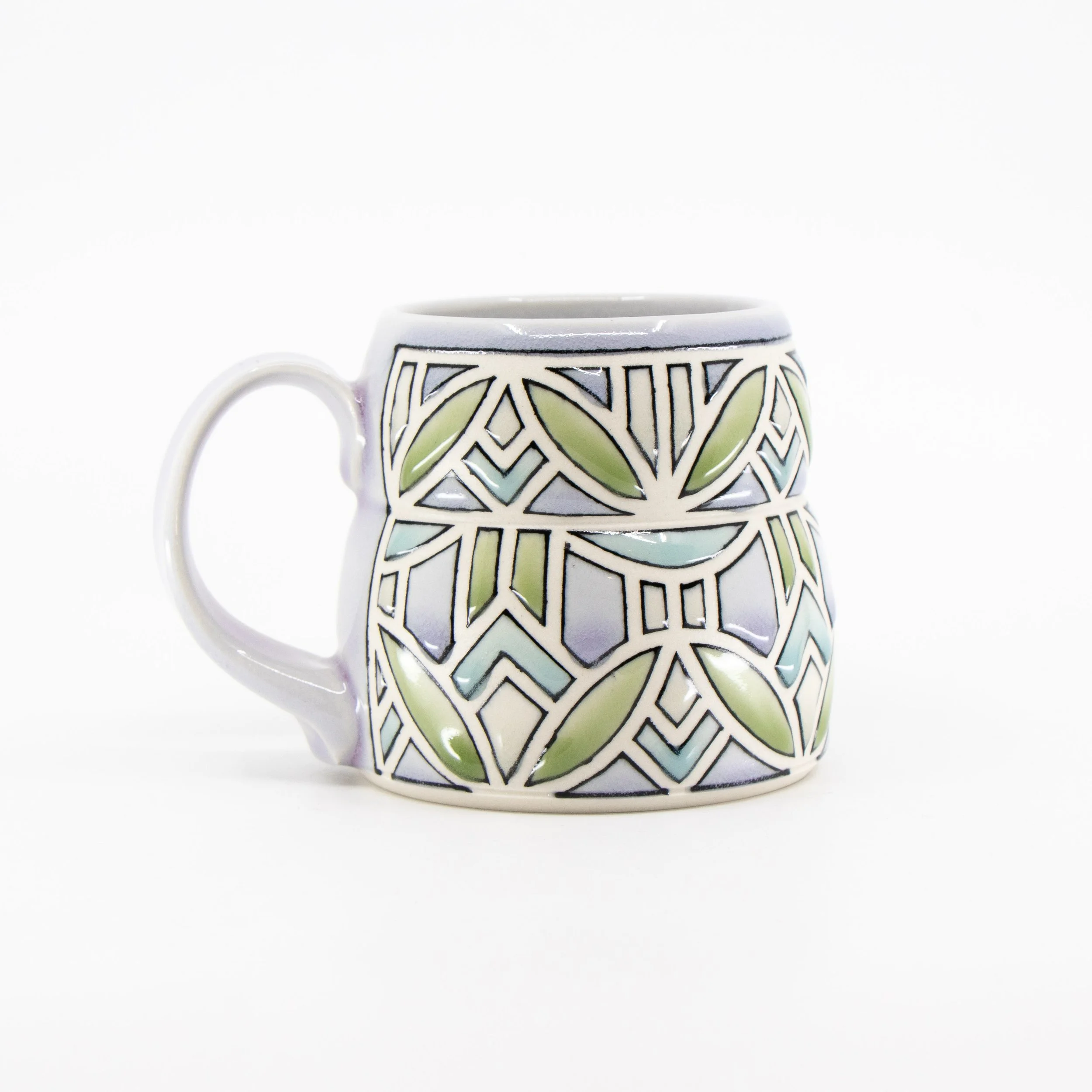 Bethany Slater: Stained Glass Mug in Alexandrite