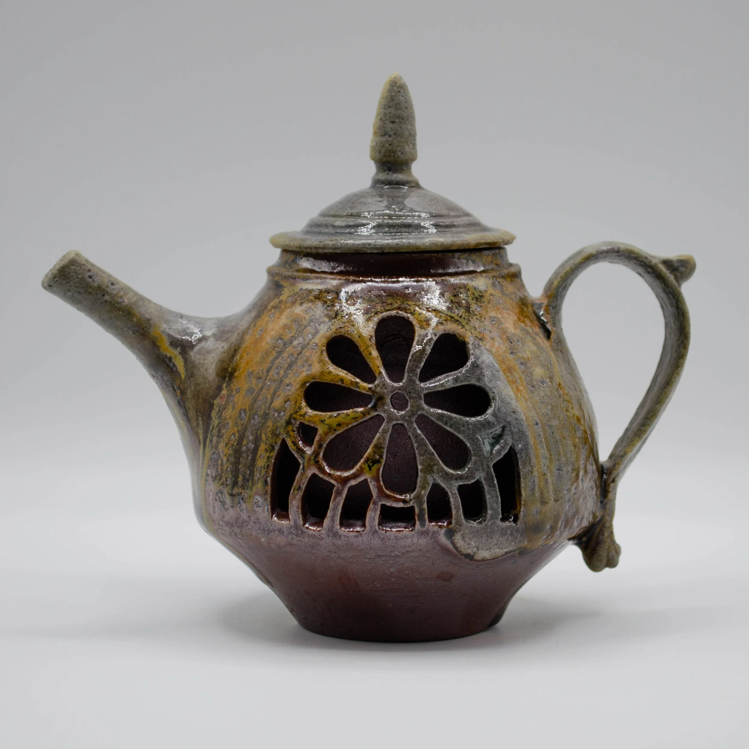 Philip Perry: High Iron Double Walled Teapot