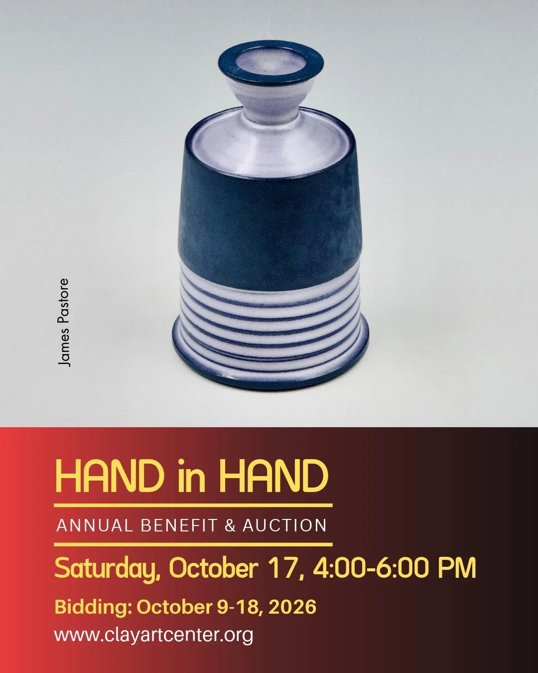 Every gift matters. Every bid counts. Every supporter helps keep clay and community thriving!

Bidding is underway in Clay Art Center&rsquo;s Hand in Hand Silent Auction! Now is your chance to support and win original handmade ceramics from some of y