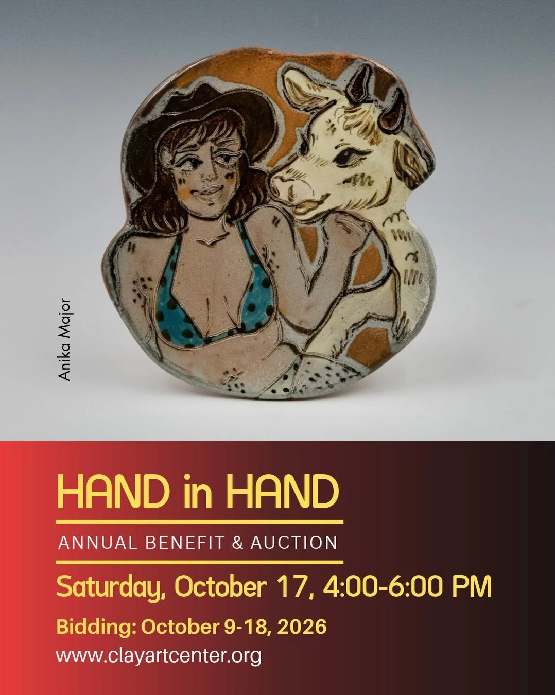 Discover incredible ceramics by your favorite contemporary artists in our Hand in Hand silent auction! Bid from anywhere in the country and take home something extraordinary while supporting scholarships, artist residencies, community programs, and C