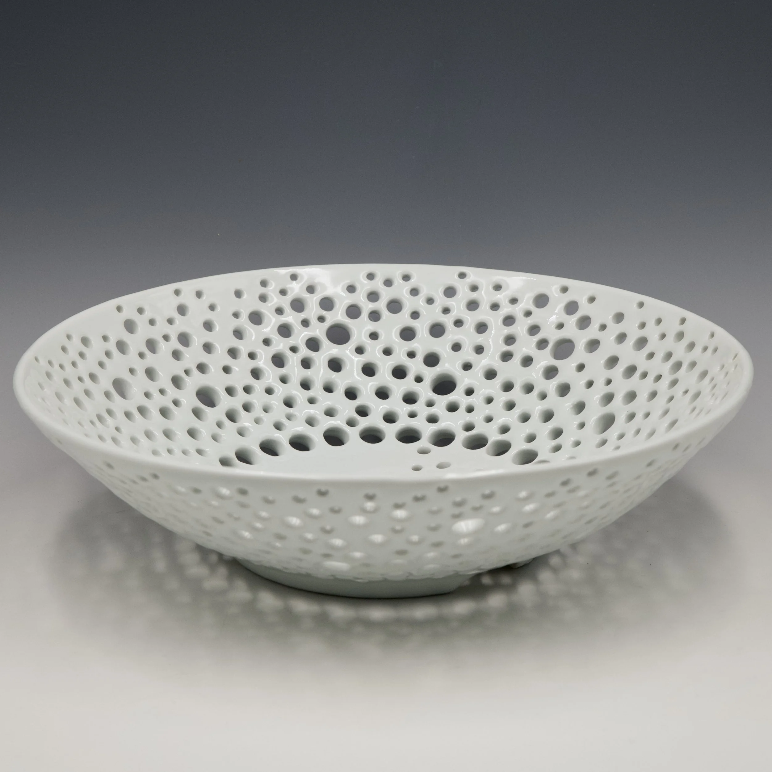 Claire Cohen Porcelain Lace Fruit Bowl