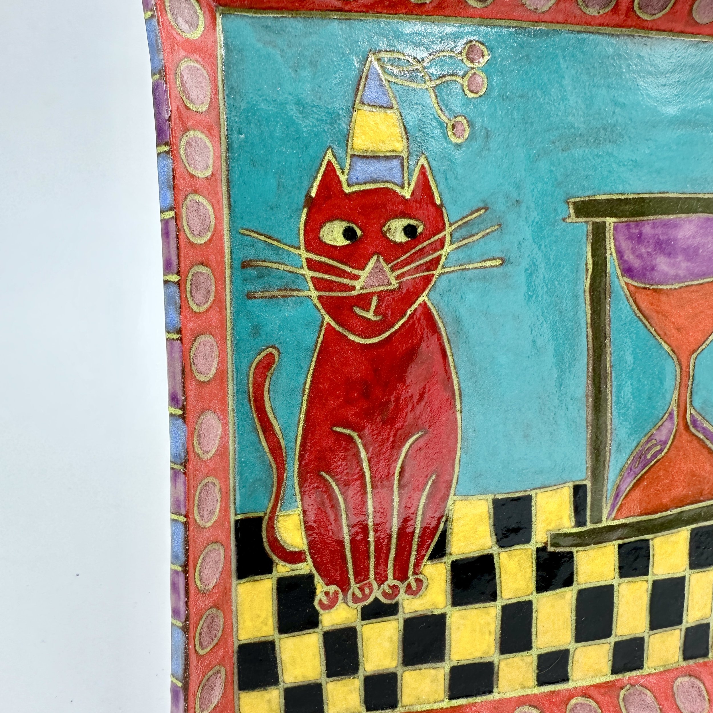 Red Cat with Hour Glass Edge.JPG