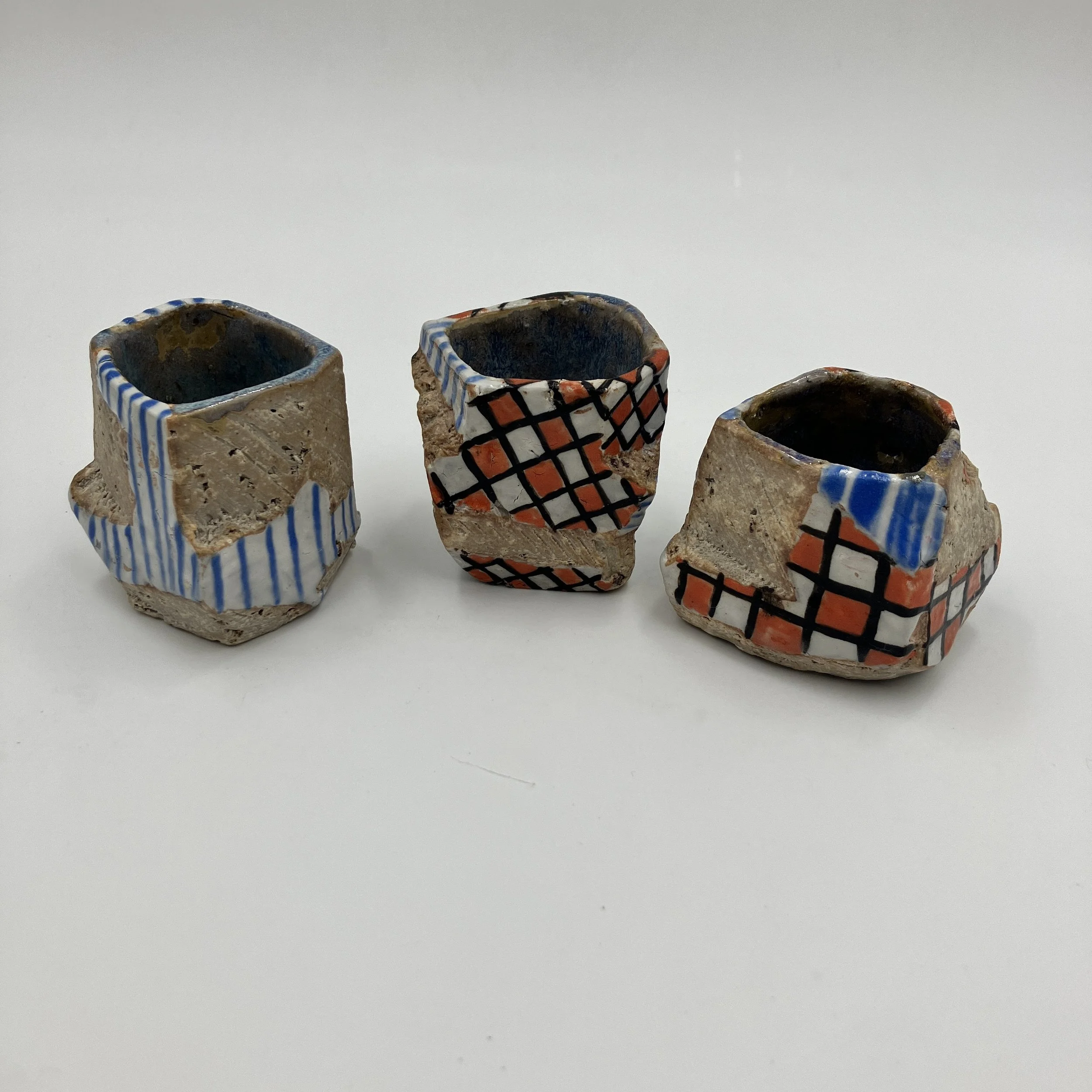 Fernando Martinez Grid Sake Cups