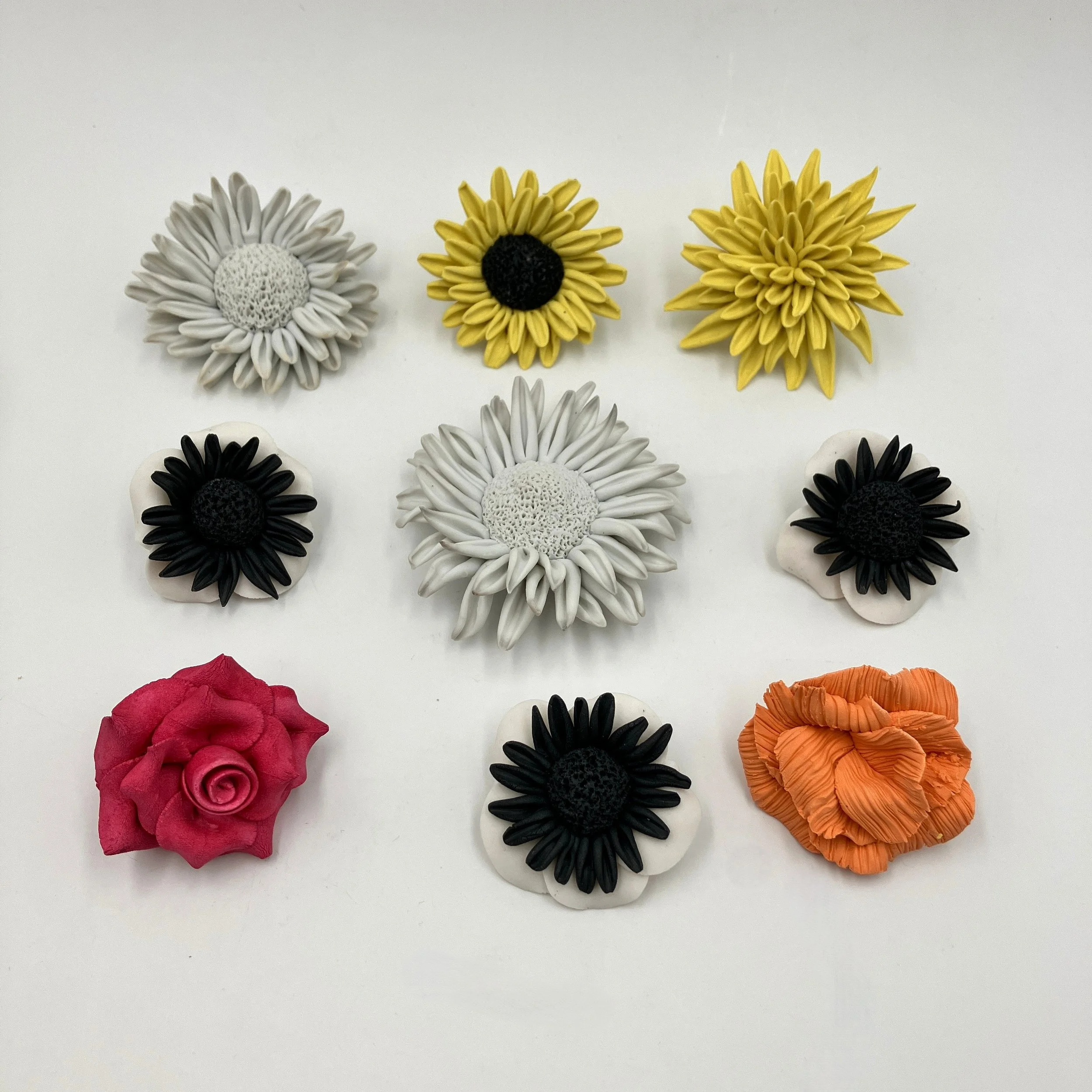 Rose Foley Flower Magnets