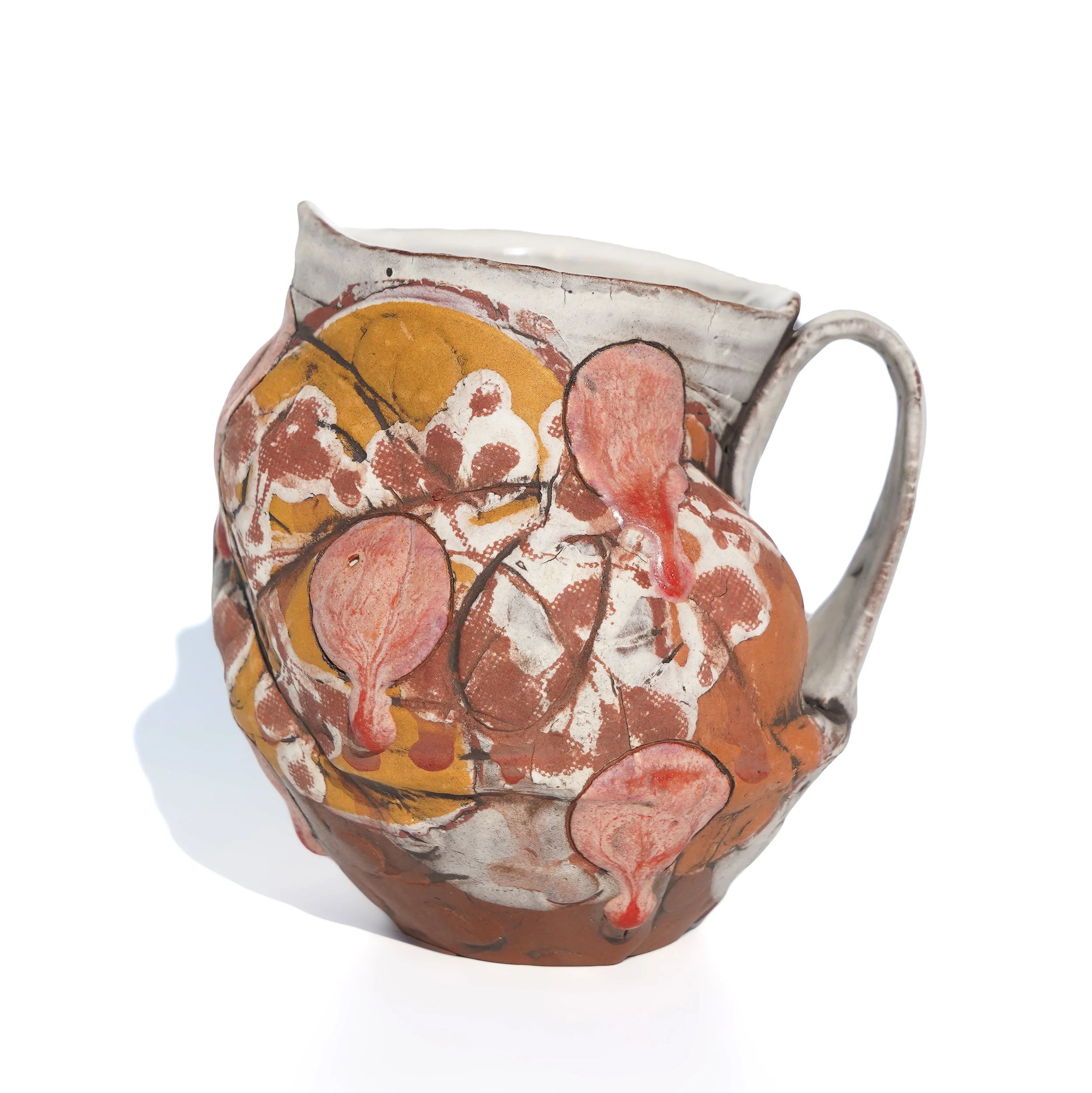 Breana Ferreira Pink Collaged Mug