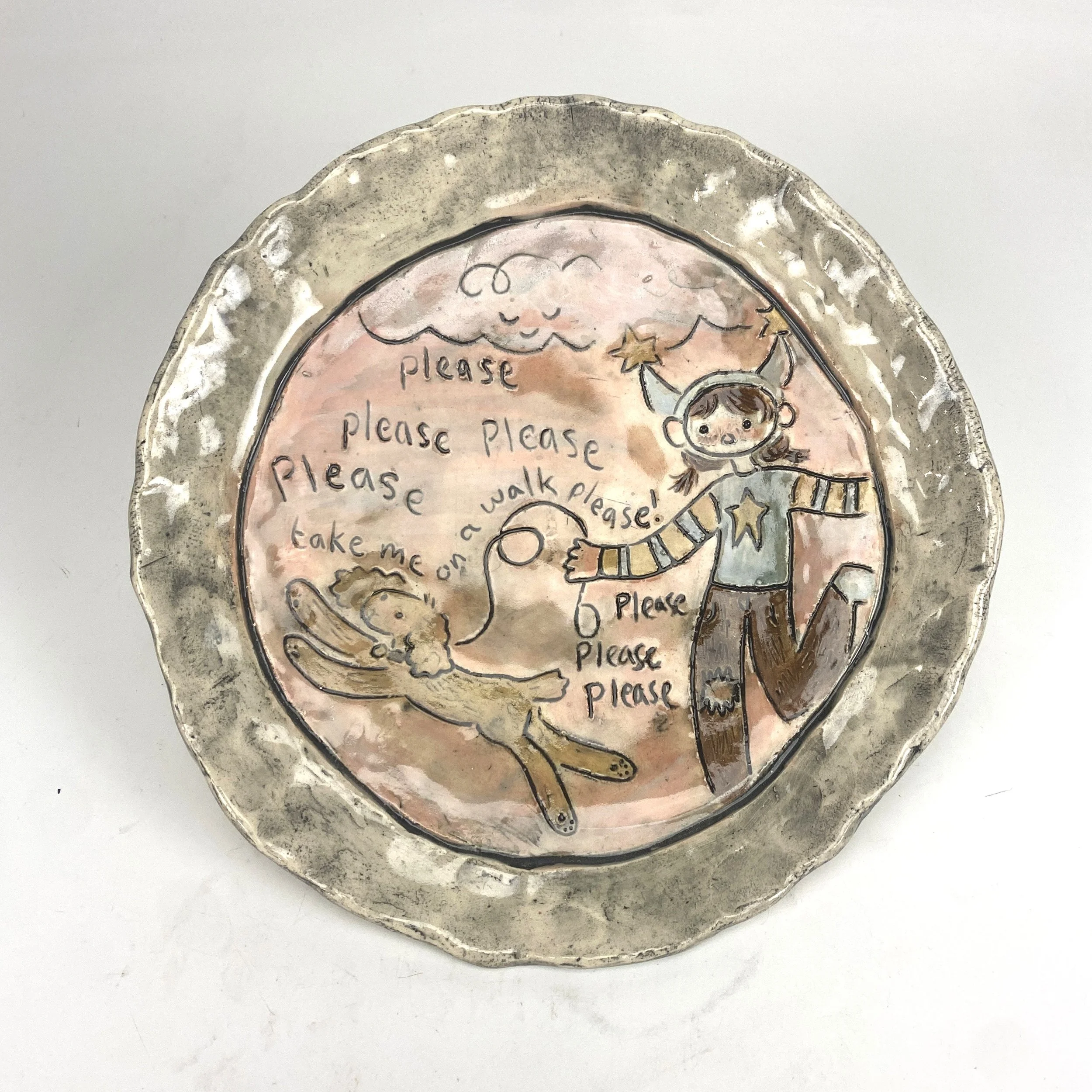 Jess Levin Illustrated Please Plate