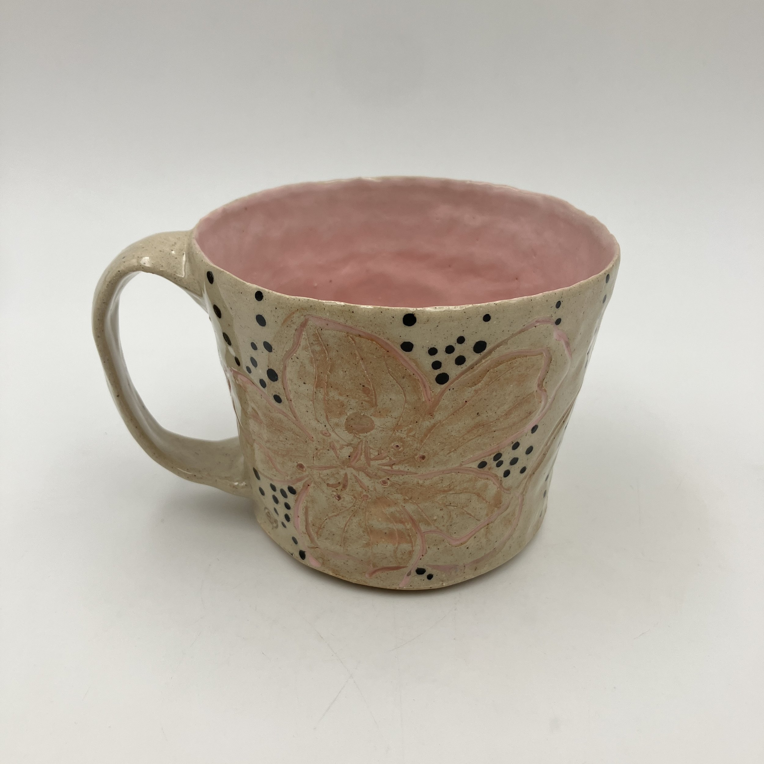 Breana Hendricks Pink Floral Mug