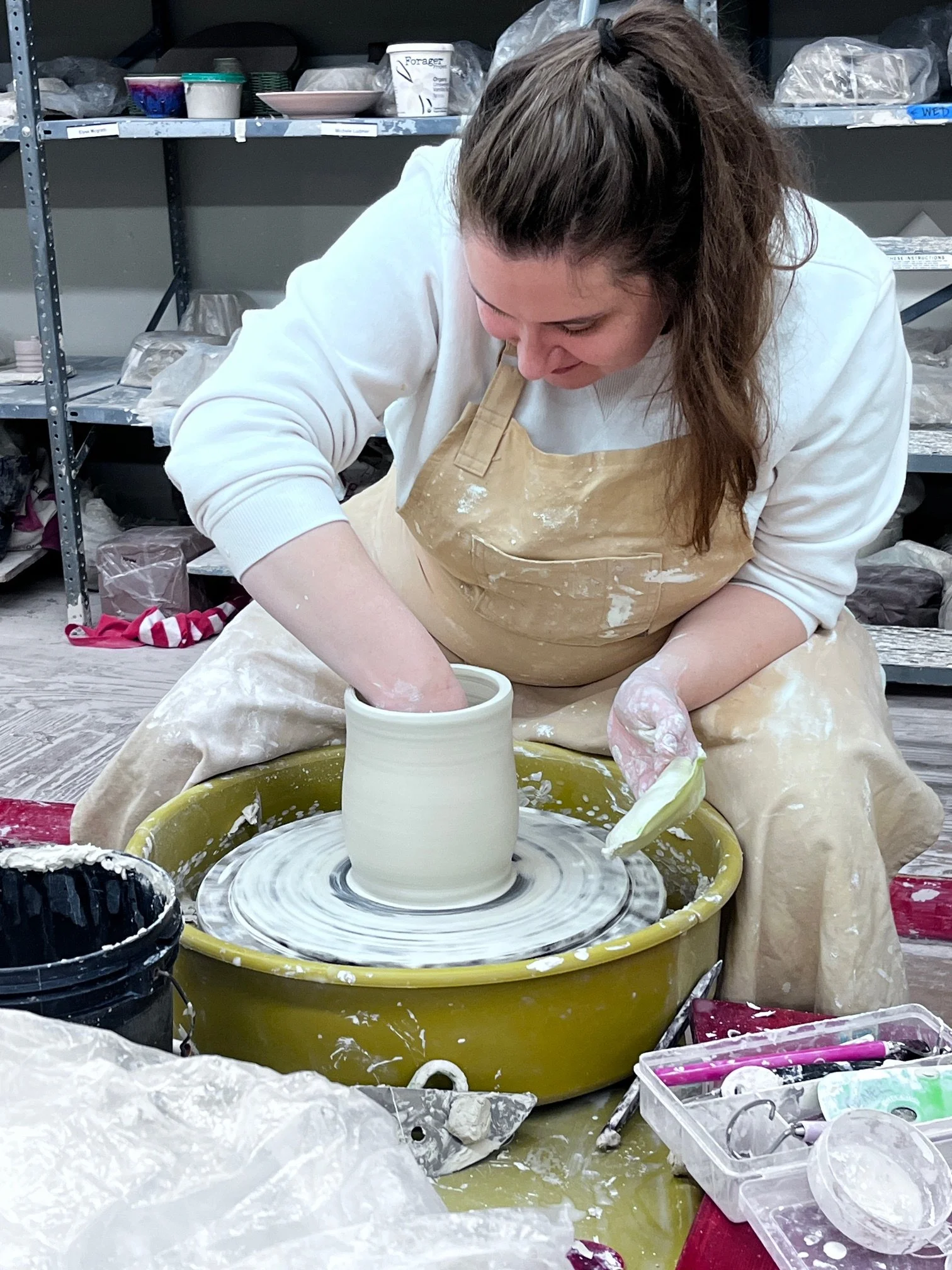 [Waitlist] Introduction to Wheel Throwing / Mondays 10am