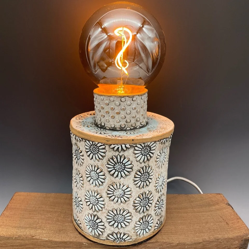 Clay Art Center - Kay Petronio Daisy Lamp